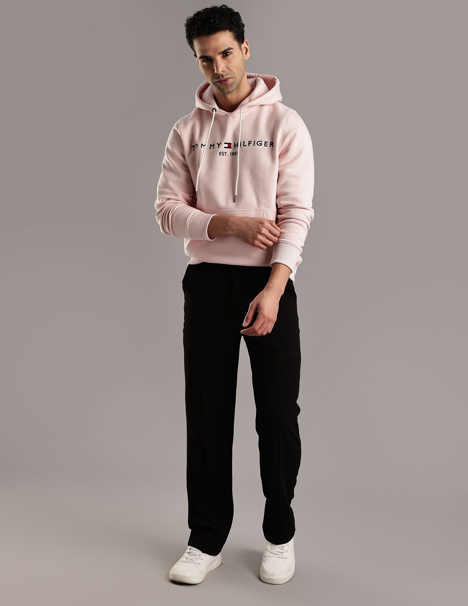 Tommy Hilfiger Embroidered Logo Regular-Fit Cotton Sweatshirt