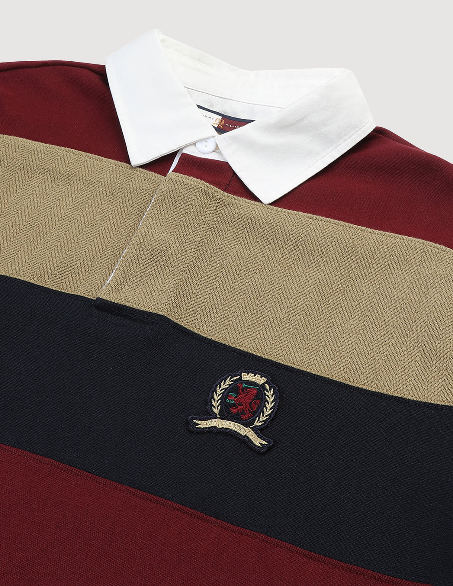 Tommy Hilfiger Thc Panelled Rugby Sweatshirt
