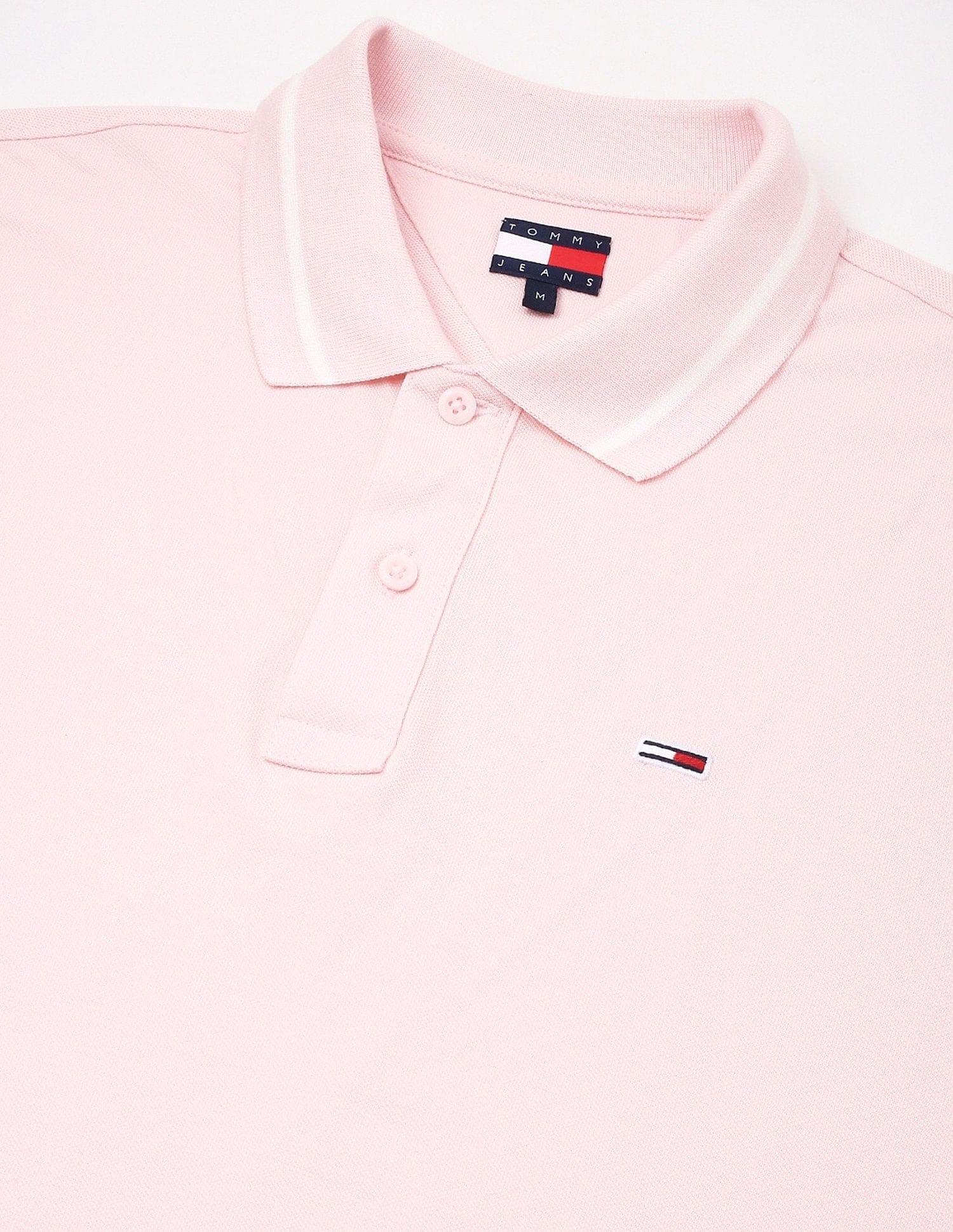 Tommy Hilfiger Solid Regular-Fit Cotton Polo Shirt