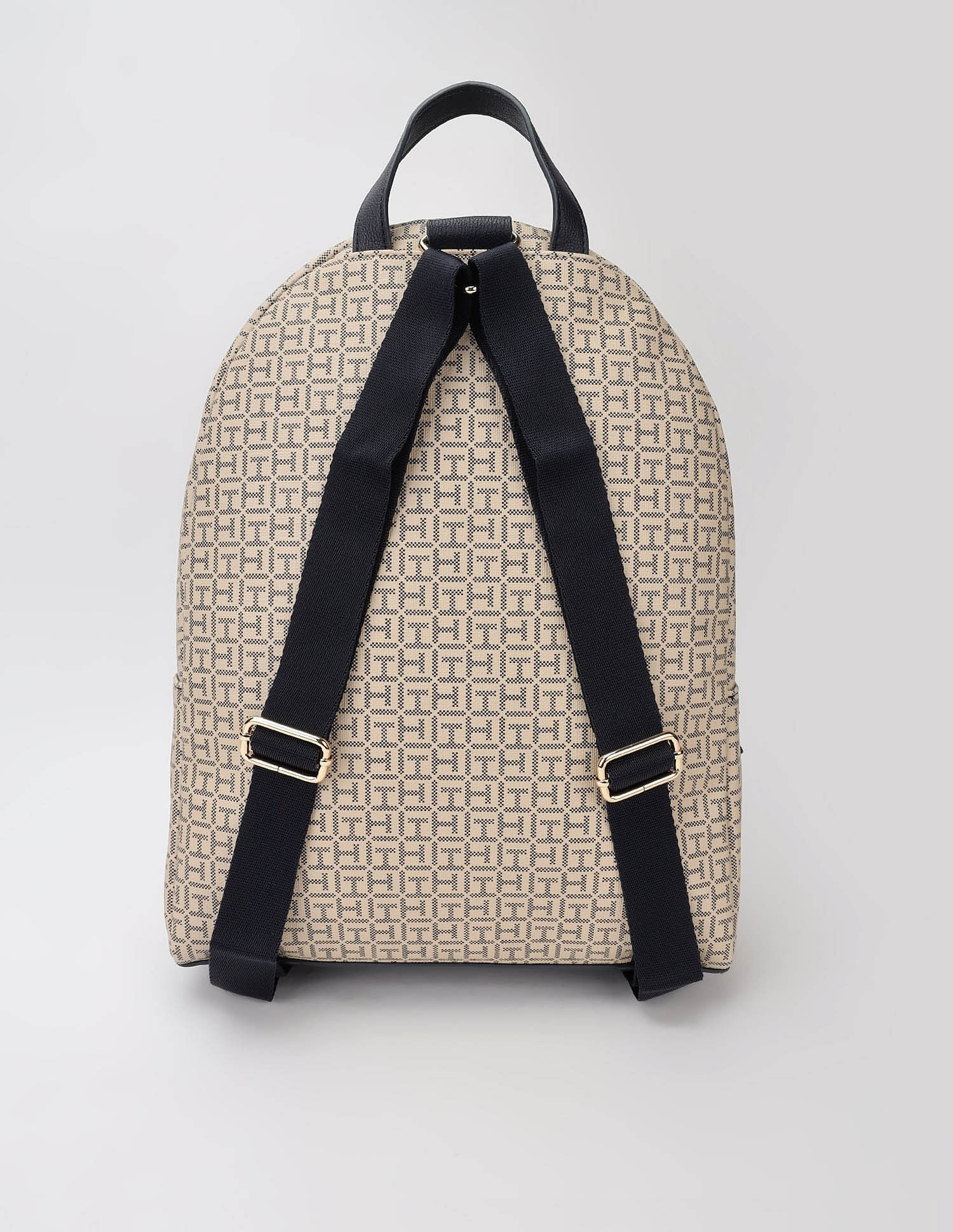 Tommy Hilfiger Logo Beige Pvc Backpack