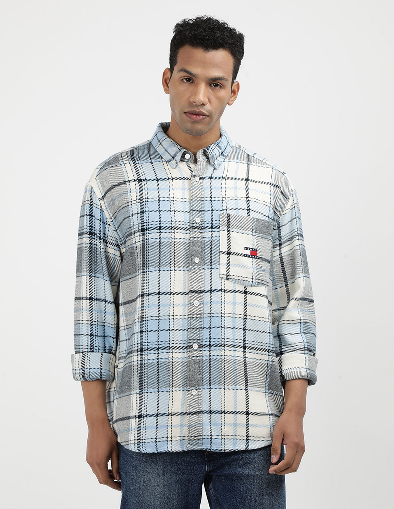 Tommy Hilfiger Brushed Flannel Tartan Check Shirt