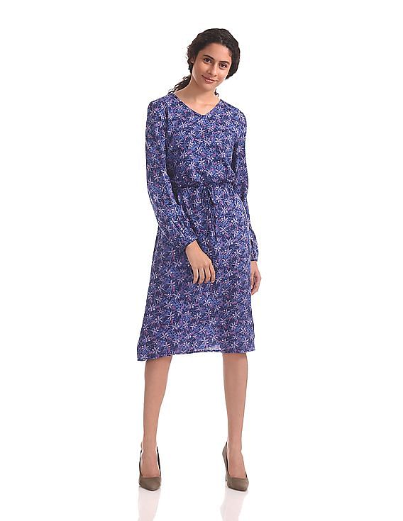 Buy U.S. Polo Assn. Women Pure Cotton Midi Shirt Dress - NNNOW.com