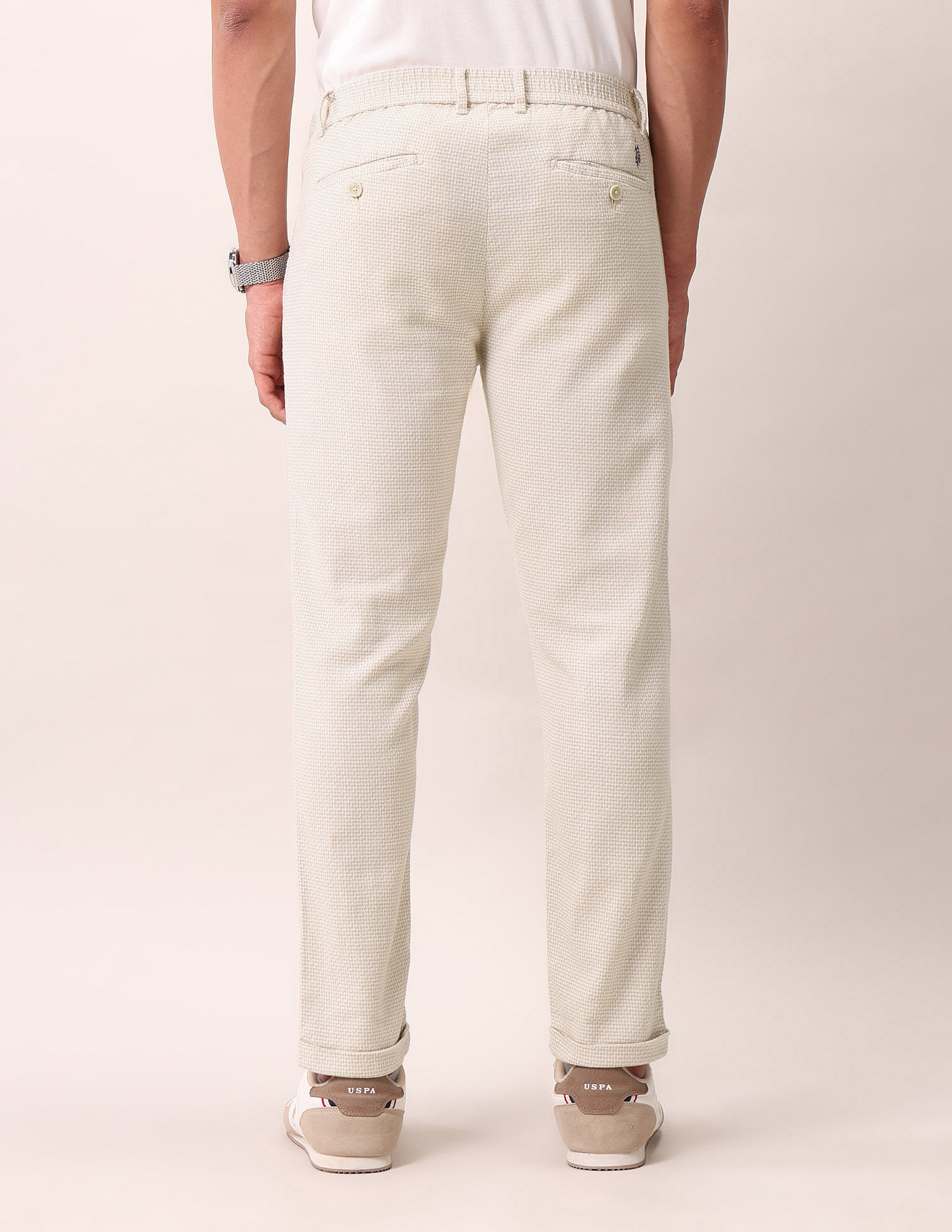 U.S. Polo Assn. Denim Co. Henry Tapered Fit Pleated Front Trousers