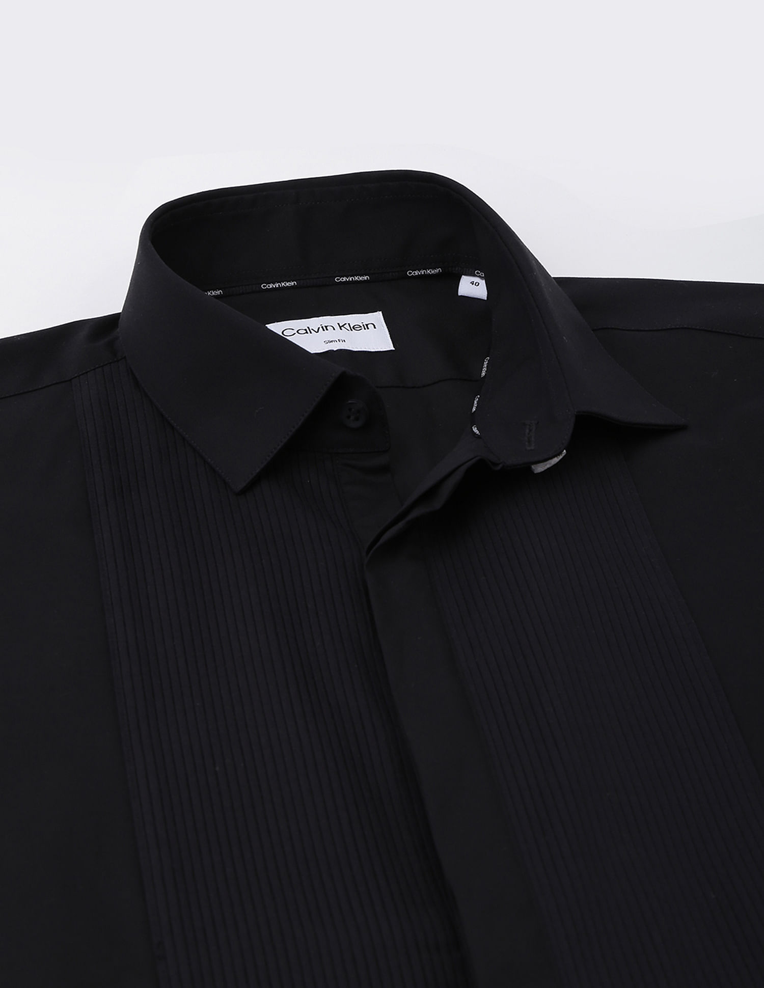 Calvin Klein Long Sleeve Solid Casual Shirt