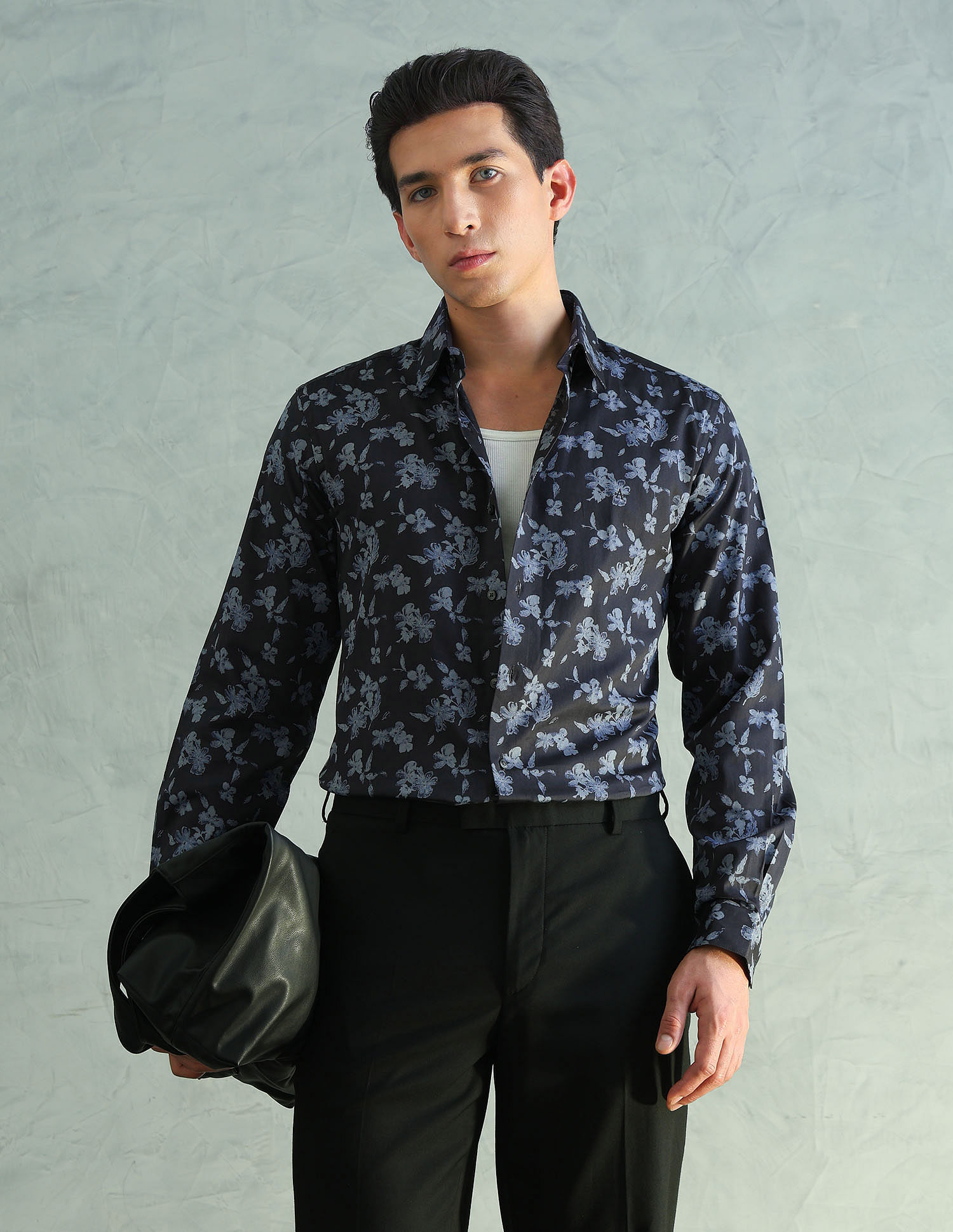 Arrow Newyork Slim Fit Smart Printed Shirt