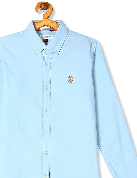 U.S. Polo Assn. Kids Boys Oxford Button Down Shirt