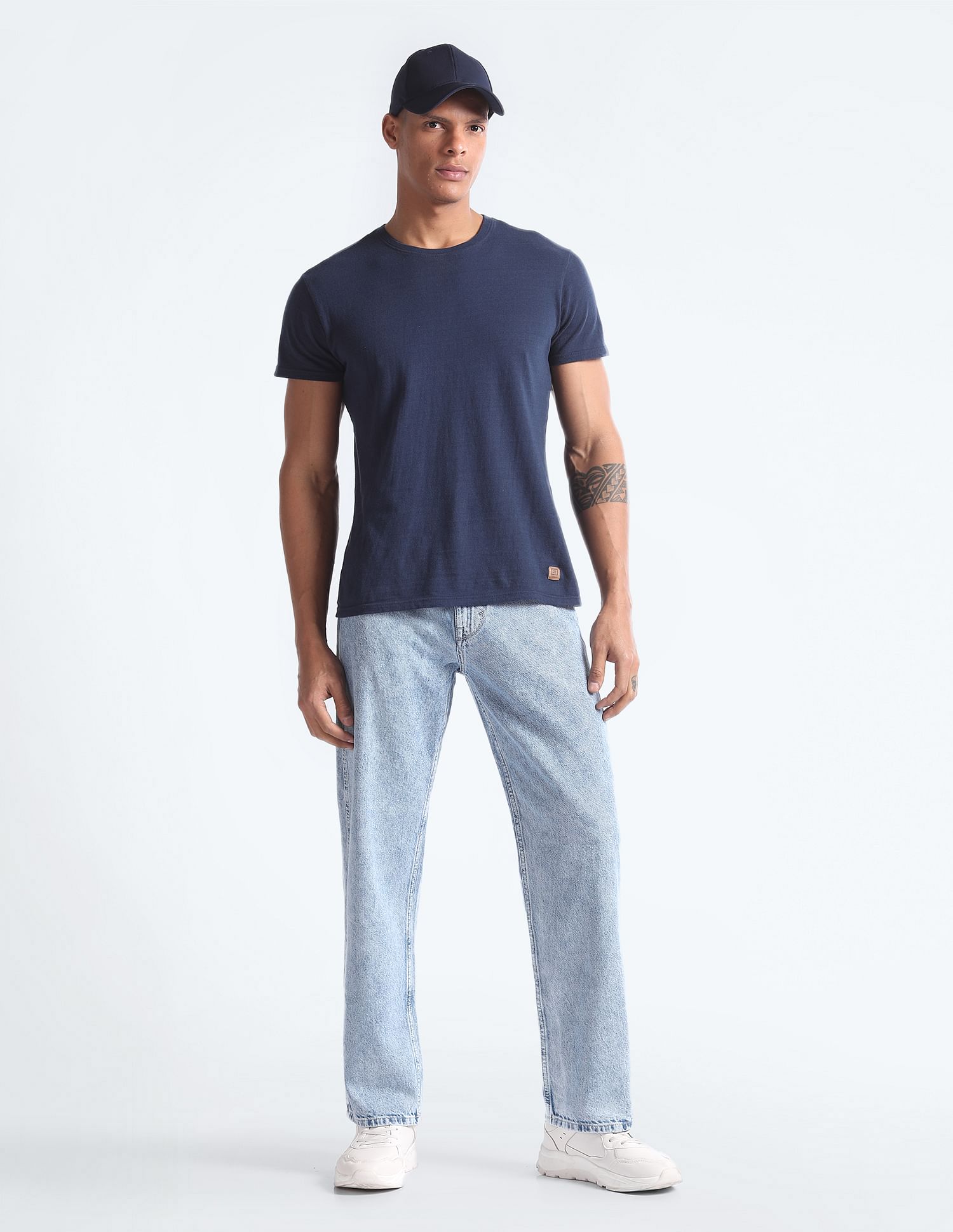 Flying Machine Cobain 90s Loose Fit Rinsed Jeans