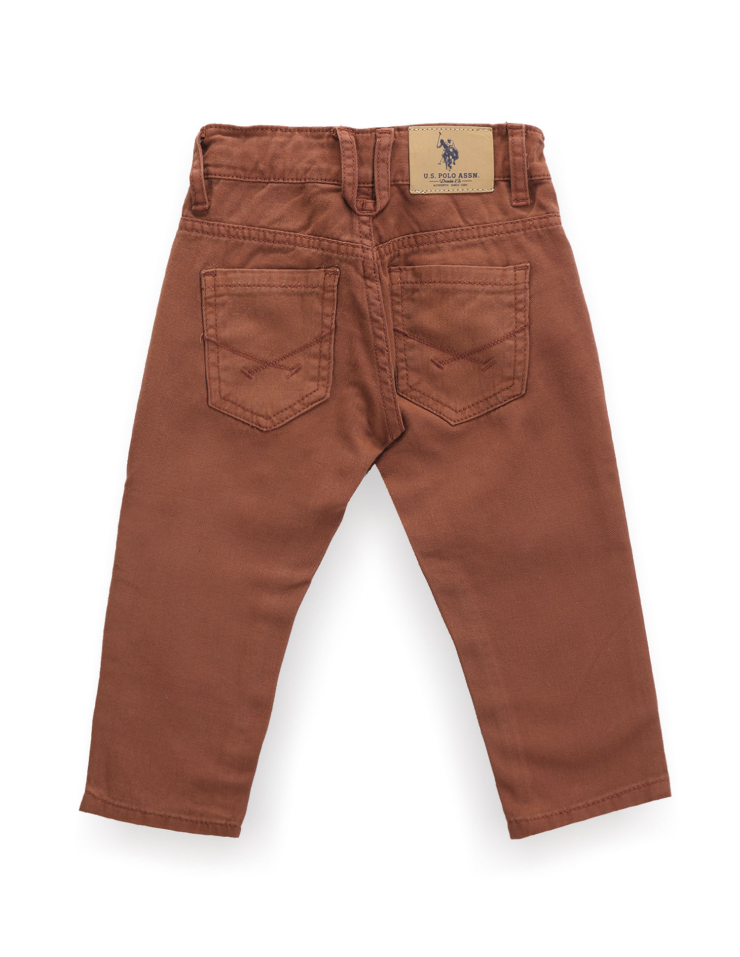Buy online Boys Brown Solid Joggers Trouser from boys for Women by Pipin  for ₹799 at 50% off | 2024 Limeroad.com