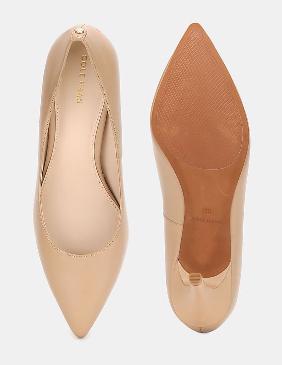 コールハーン GEMMA LOGO PUMP ベージュ