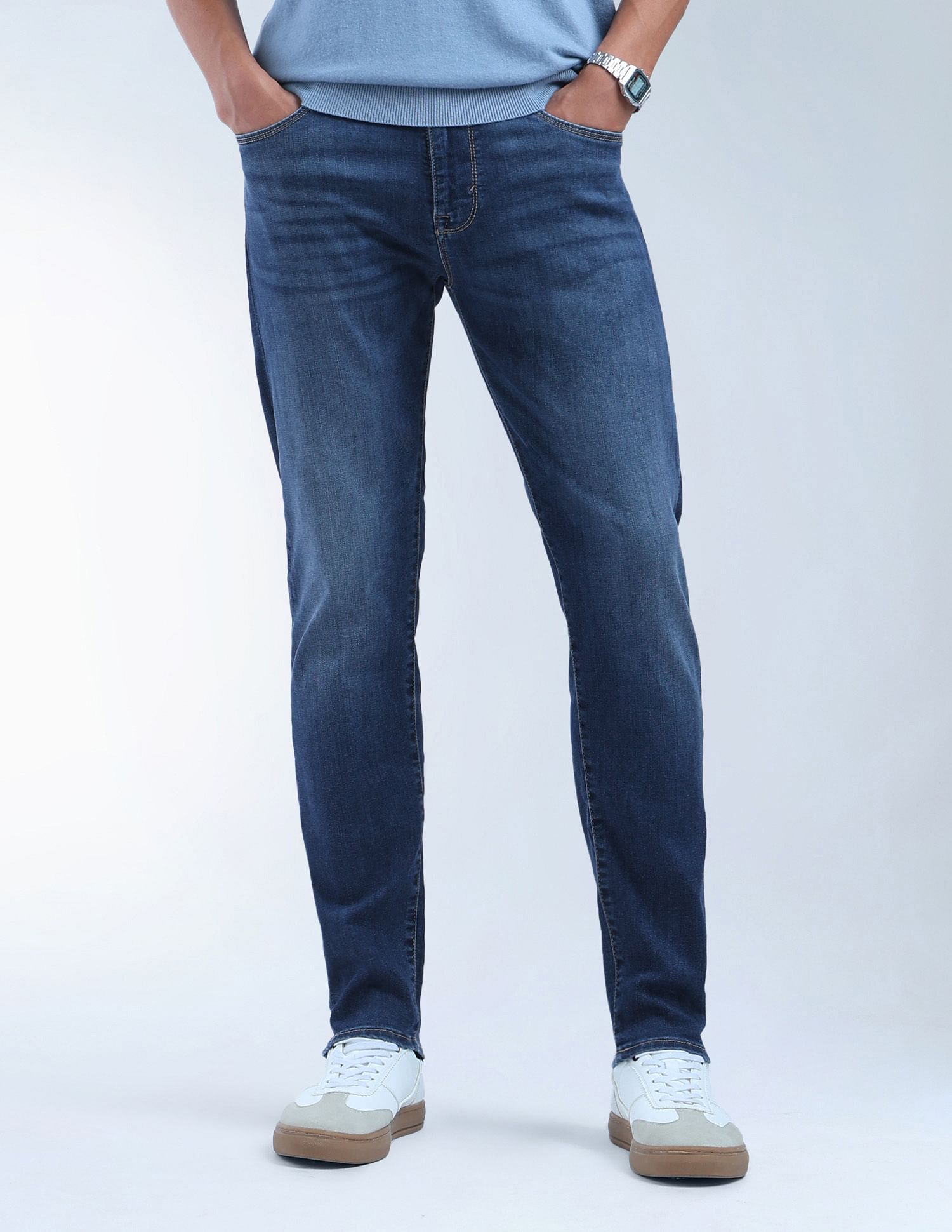 Flying Machine Slash Slim Tapered Fit F-Lite Jeans