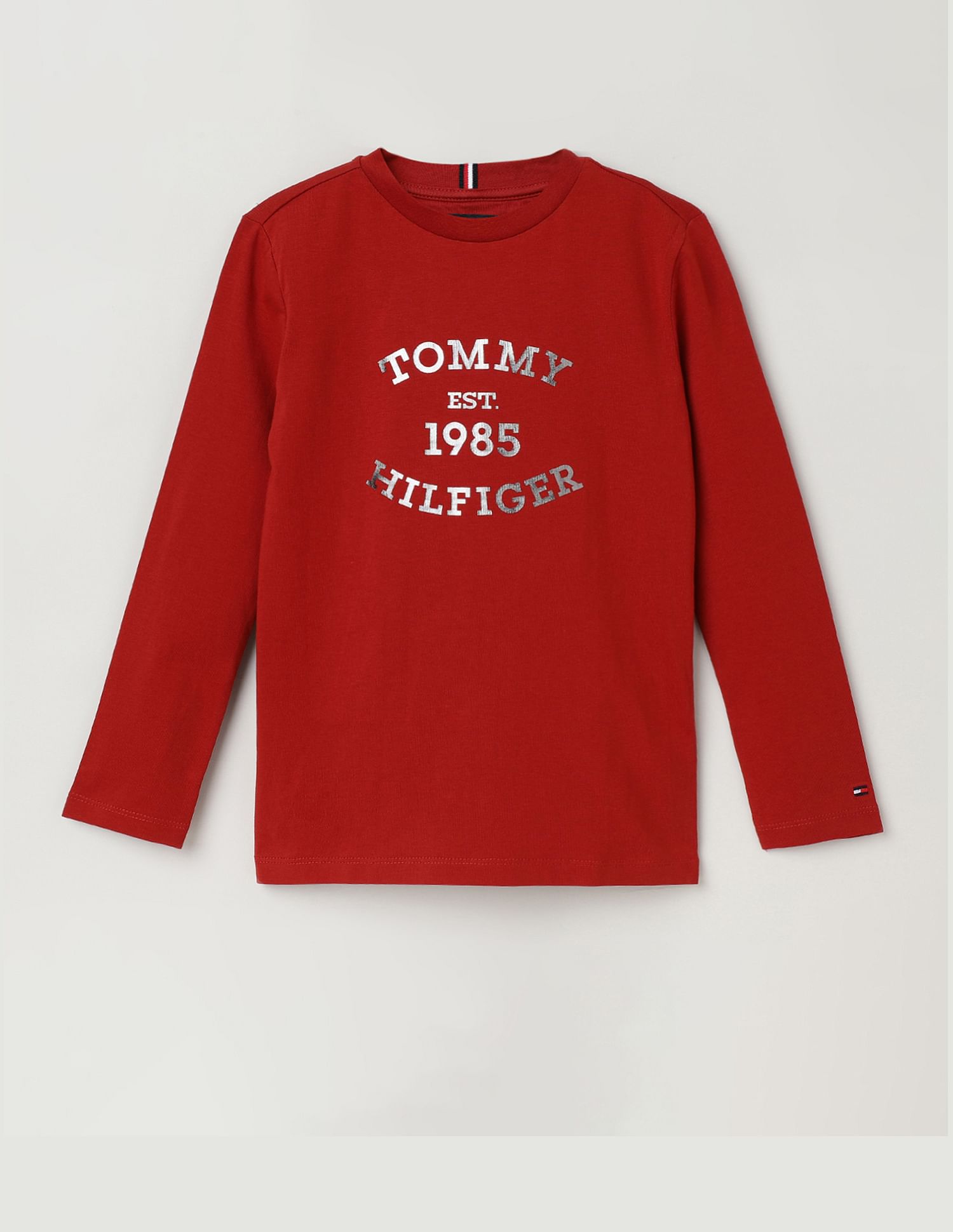 Tommy Hilfiger Kids Boys Transitional Monotype Foil T-Shirt