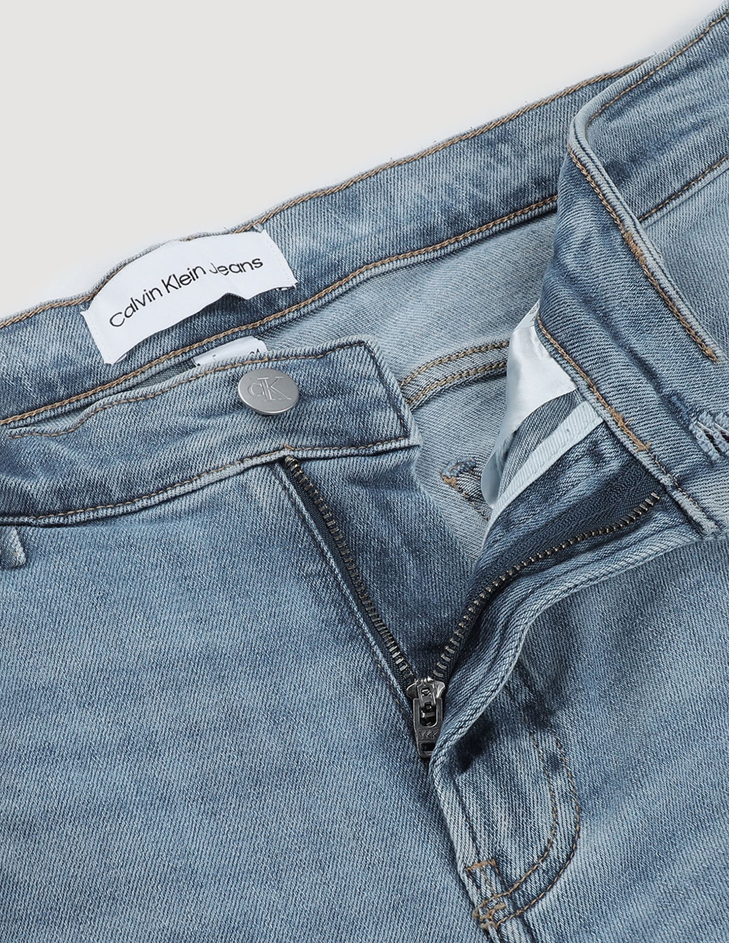 Calvin Klein Jeans Regular Fit Stonewashed Jeans