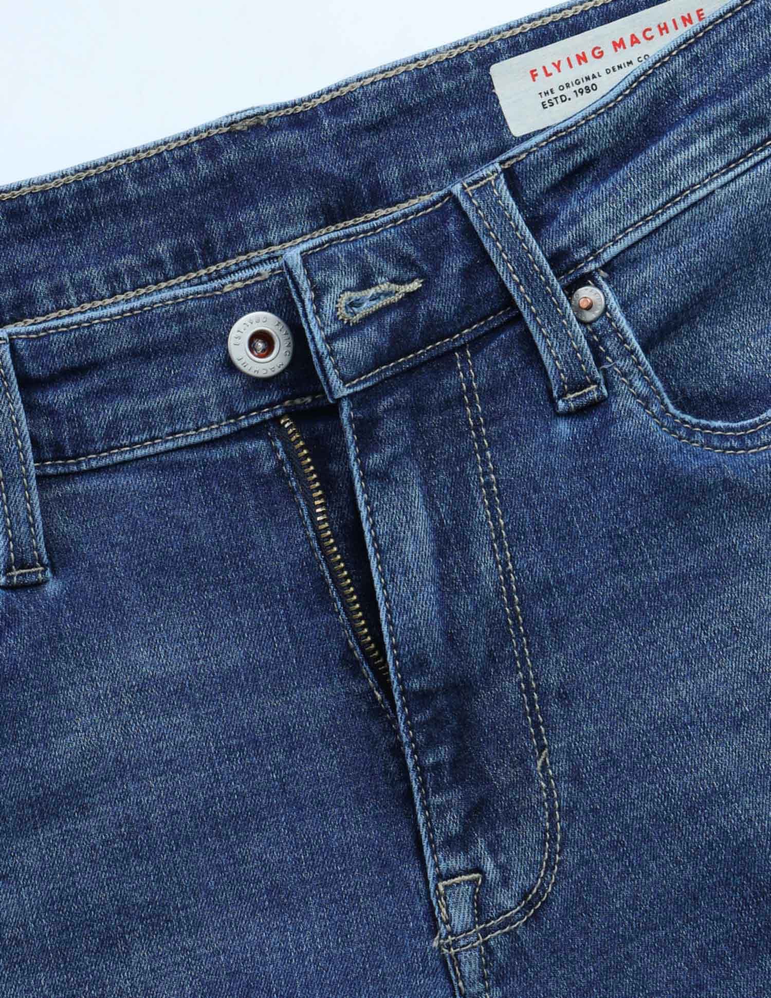 Flying Machine Freddie Slim Straight Fit Authentic Premium Jeans