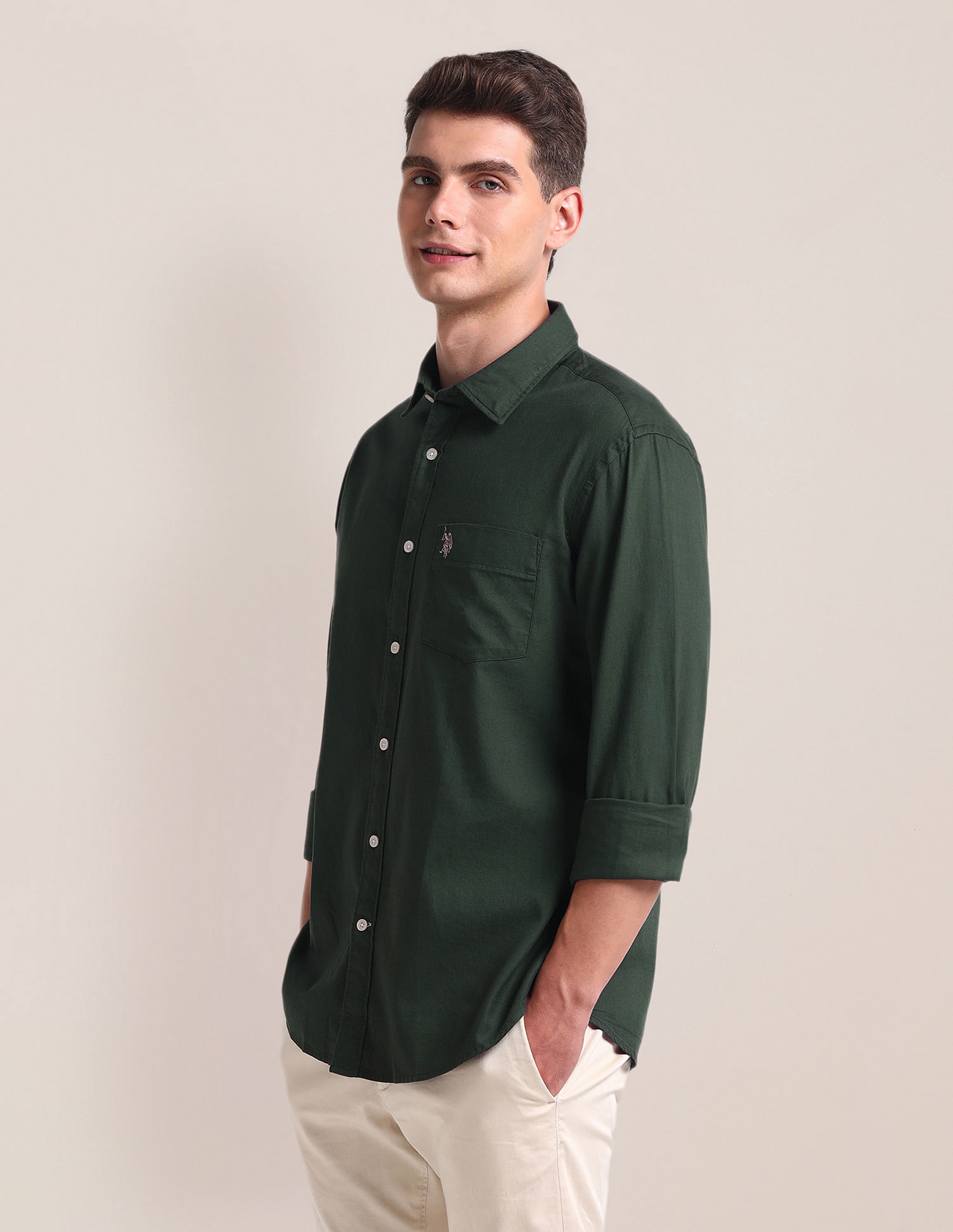 U.S. Polo Assn. Premium Cotton Dobby Shirt
