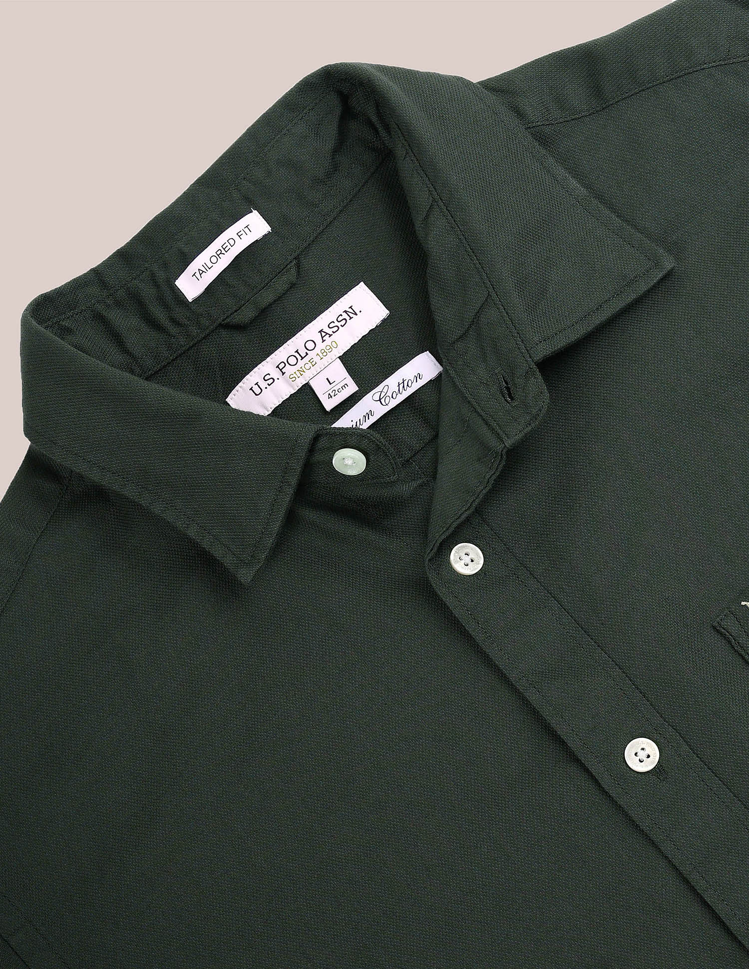 U.S. Polo Assn. Premium Cotton Dobby Shirt