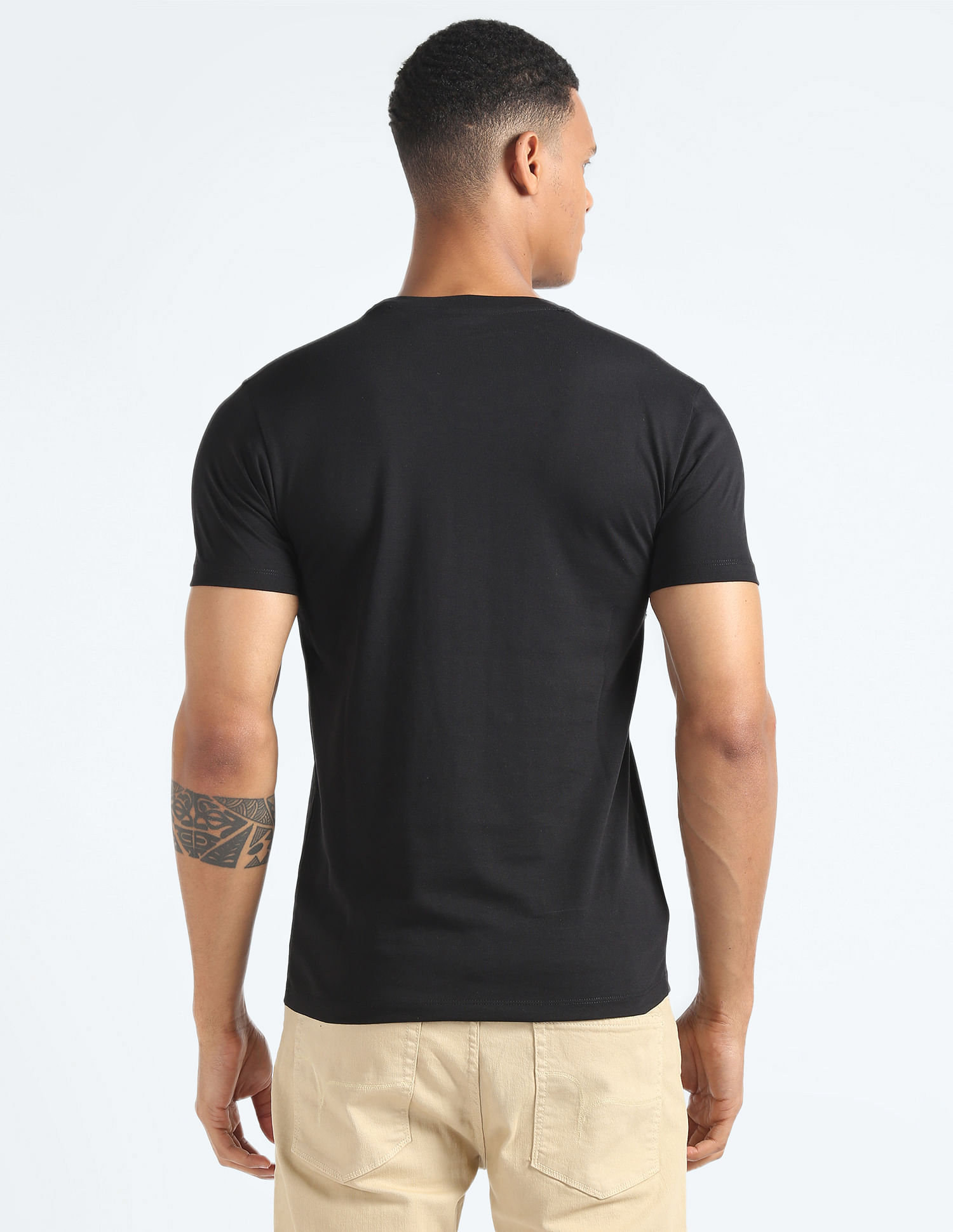 Flying Machine Graphic Print Slim T-Shirt
