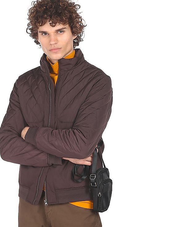 U.S. Polo Assn. High Neck Panel Solid Jacket