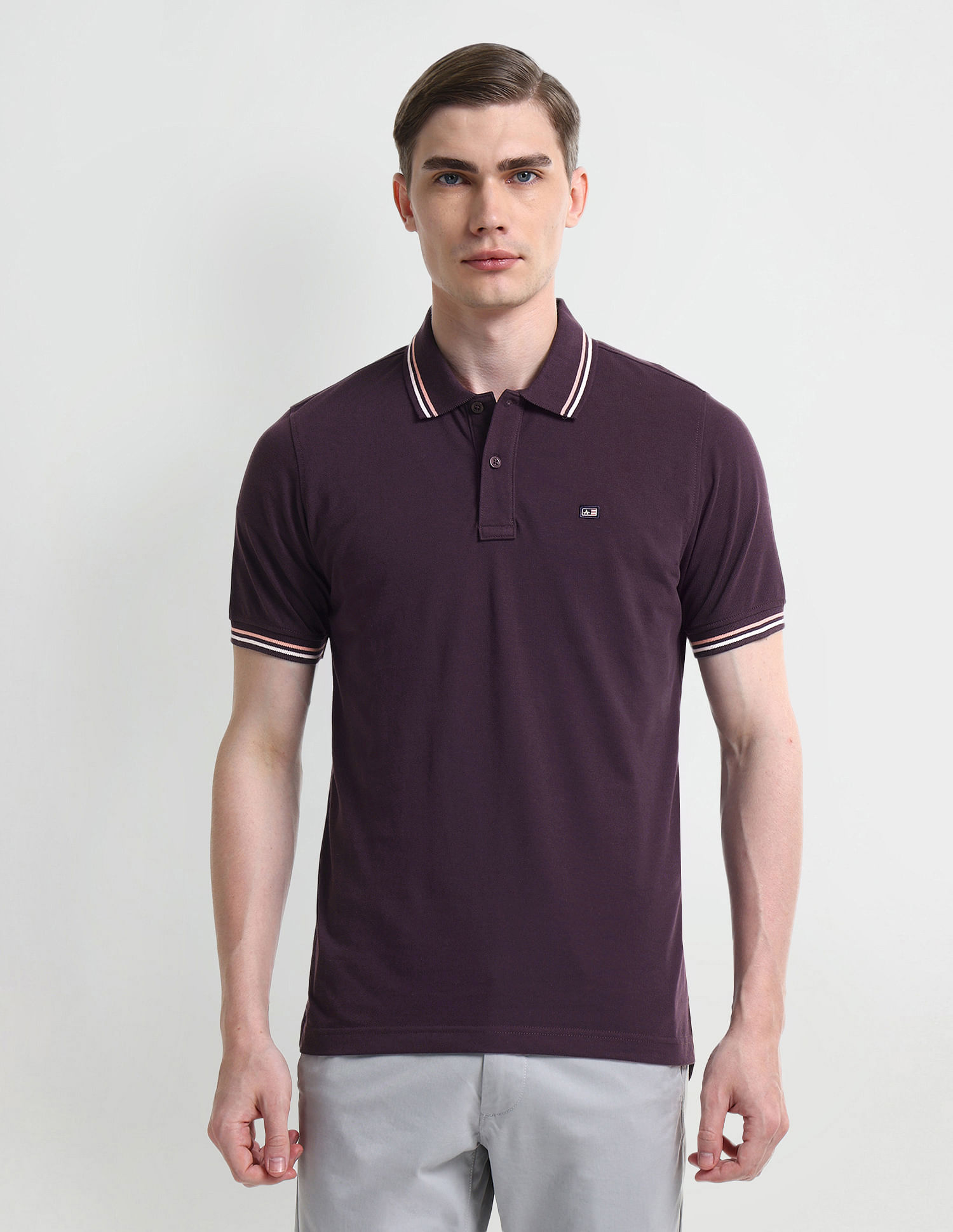 Arrow Sport Solid Regular Polo Shirt