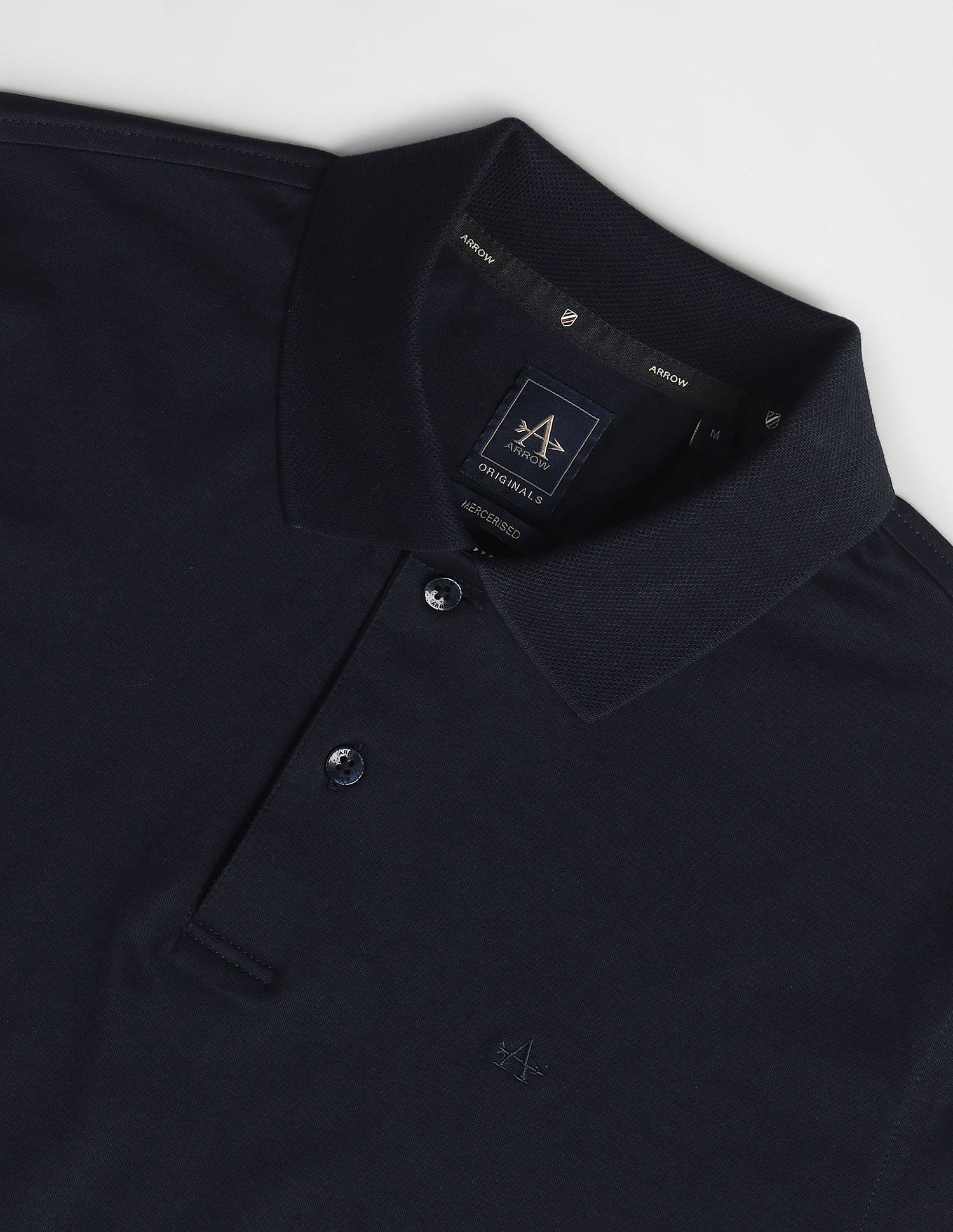 Arrow Solid Regular Fit Polo Shirt