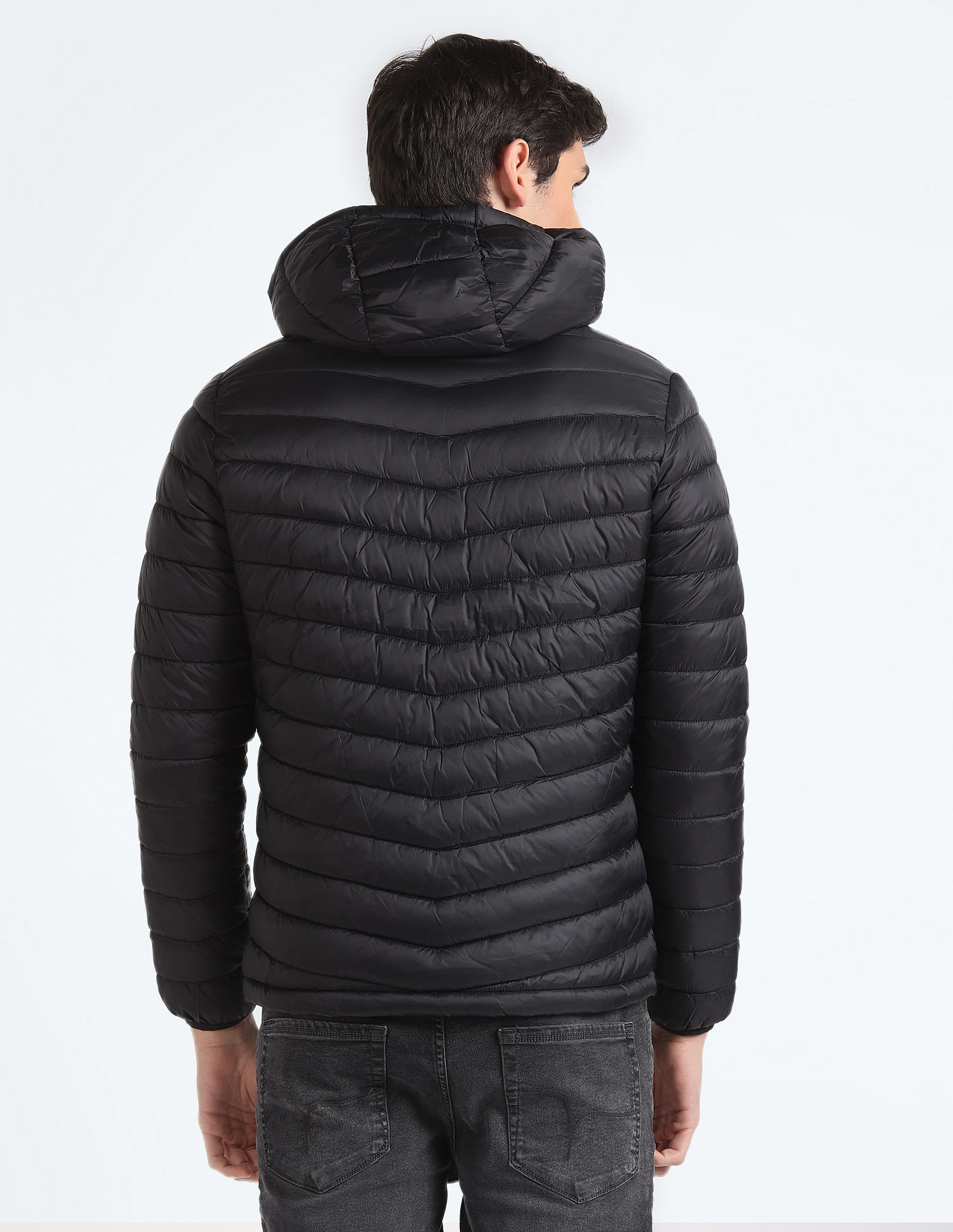 Flying Machine Solid Thermo Tech Hooded Jacket