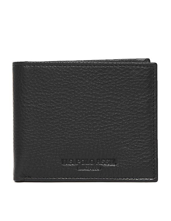 U.S. Polo Assn. Grained Leather Bi-Fold Wallet