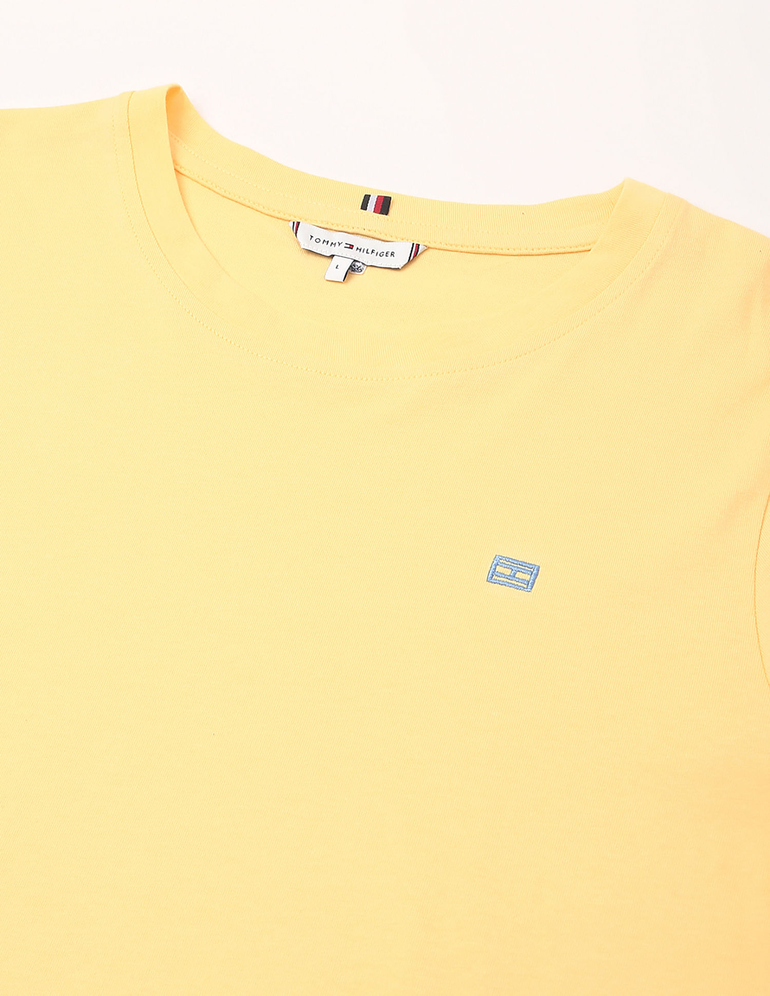 Tommy Hilfiger Solid Regular-Fit Cotton T-Shirt