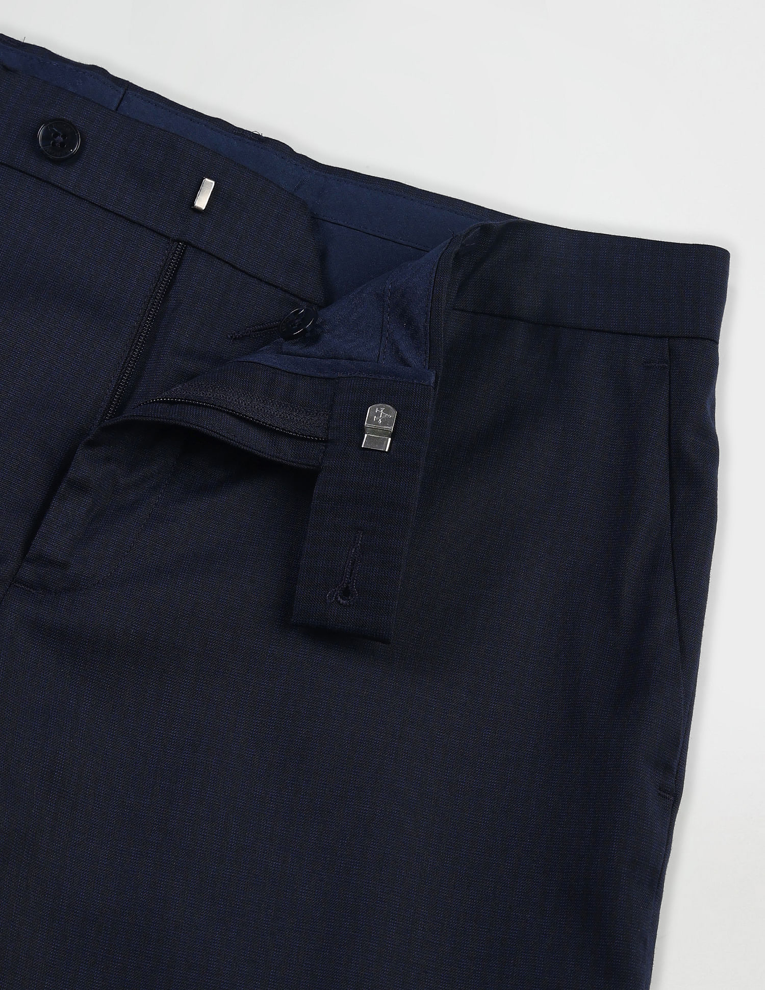 Arrow Checked Slim Fit Trousers