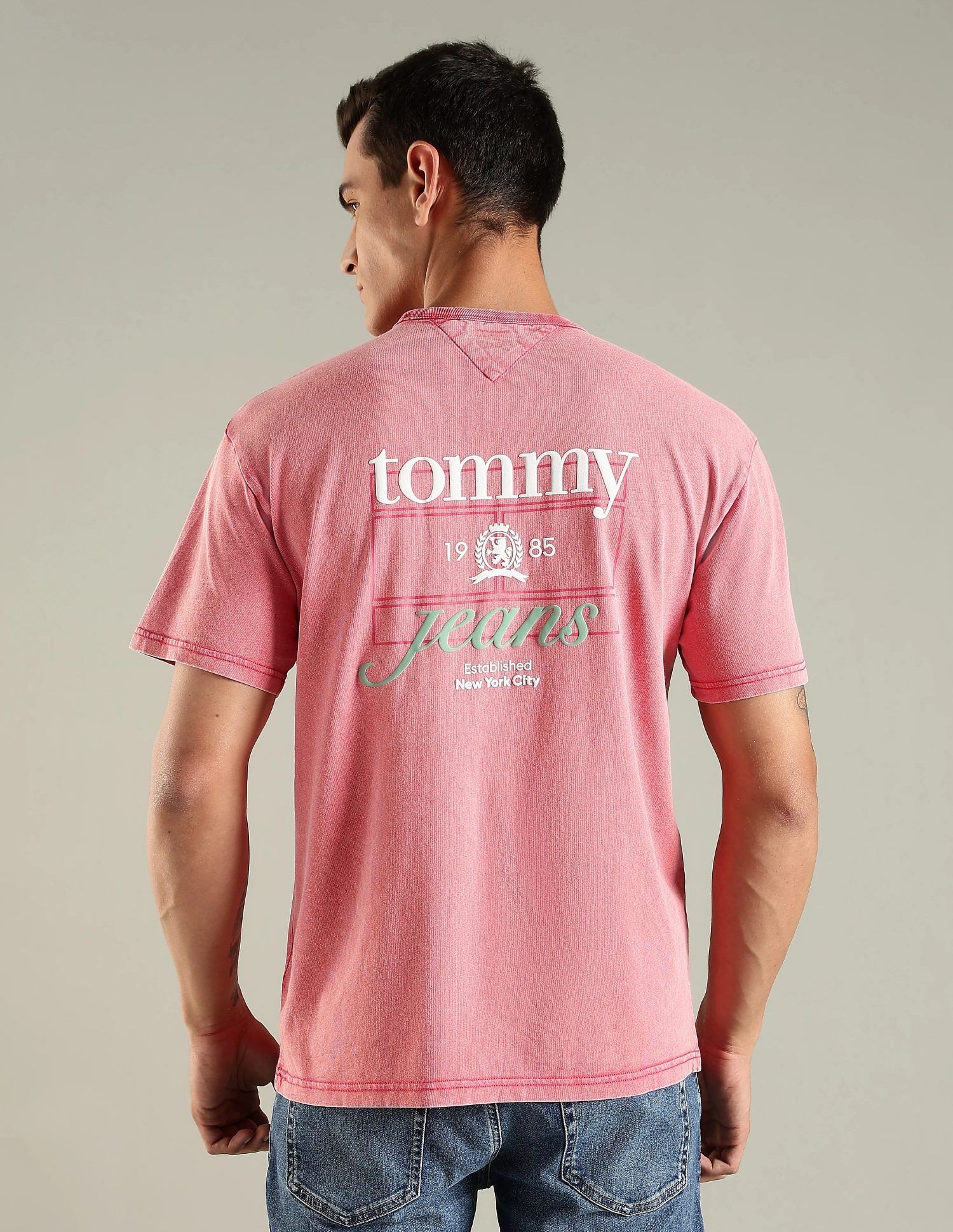 Tシャツ・カットソー Tom Ford T-shirts Pink Gucci Tom Ford Era Men's Shirt, Sz 16.5/42 Grapefruit Italy