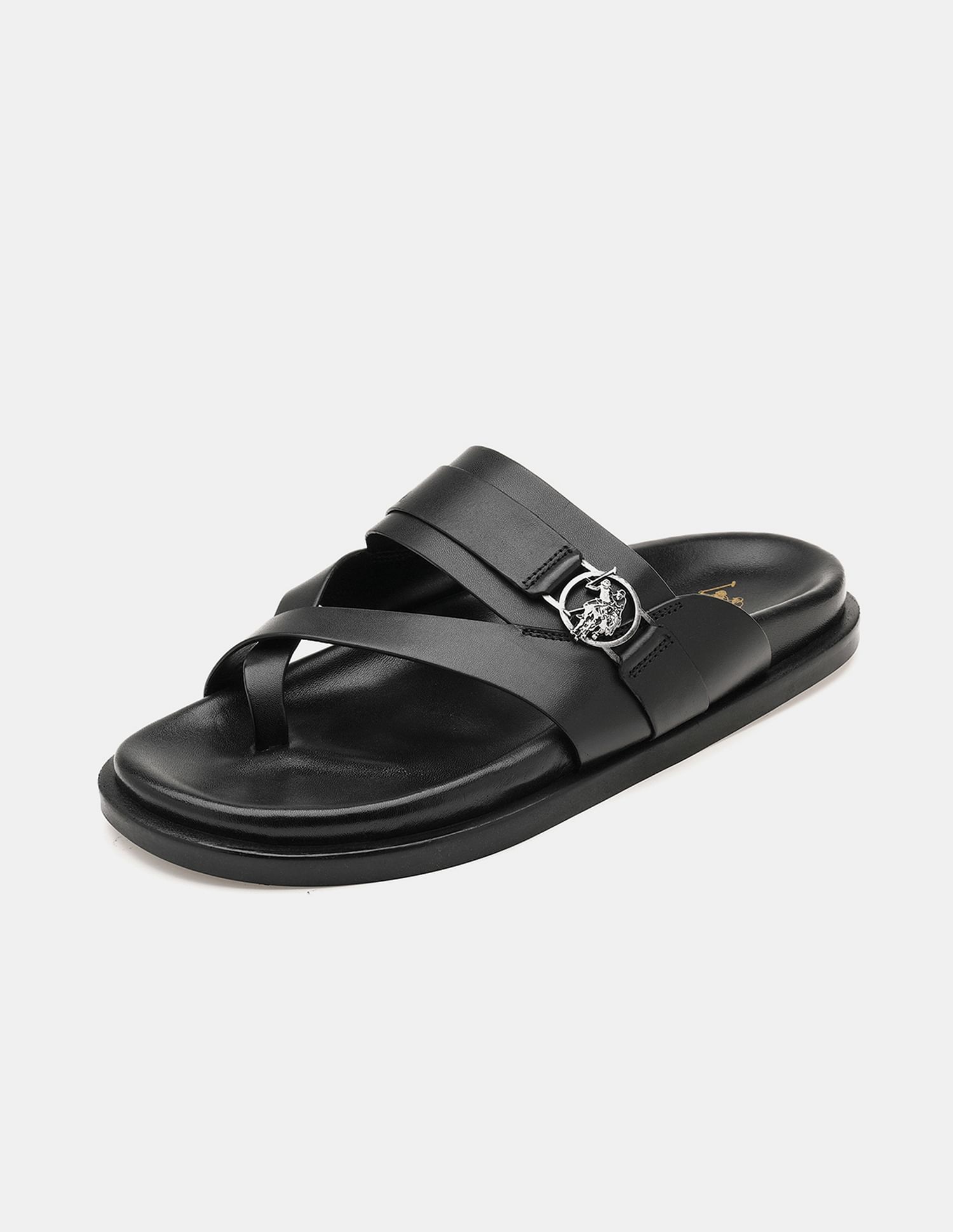 U.S. Polo Assn. Men Buckle Strap Koke Sandals