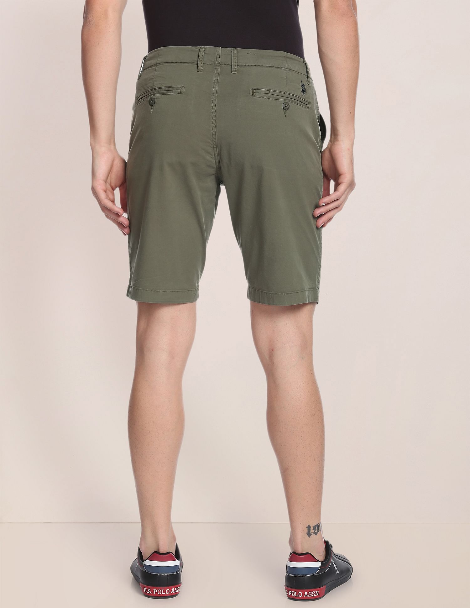 U.S. Polo Assn. Solid Slim Fit Shorts