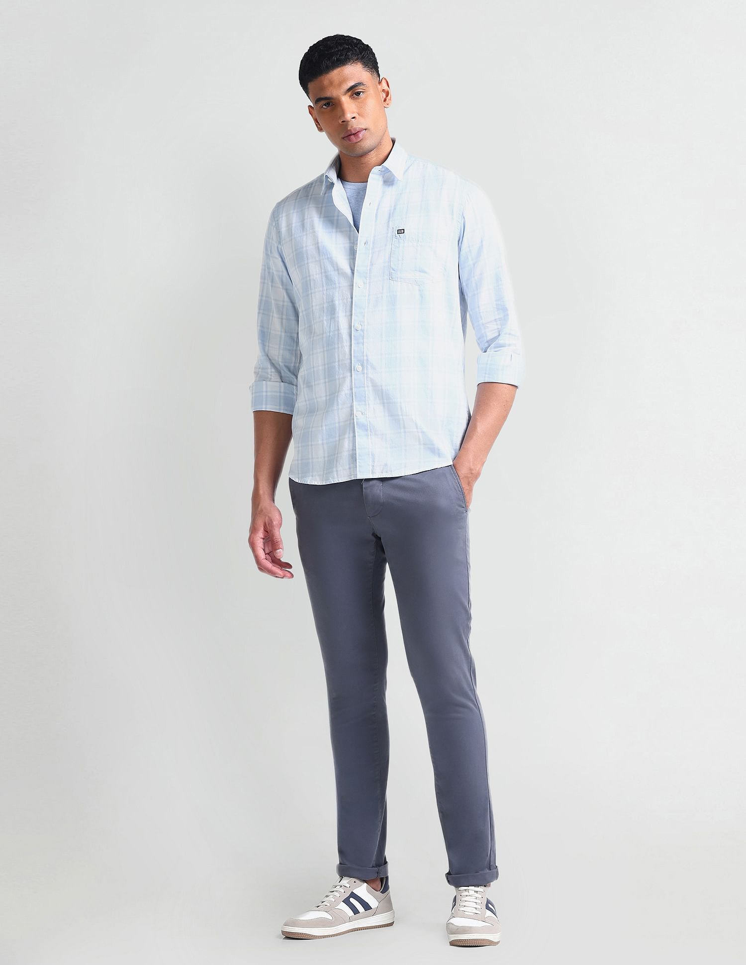 Arrow Sport Slim Fit Long Sleeve Shirt