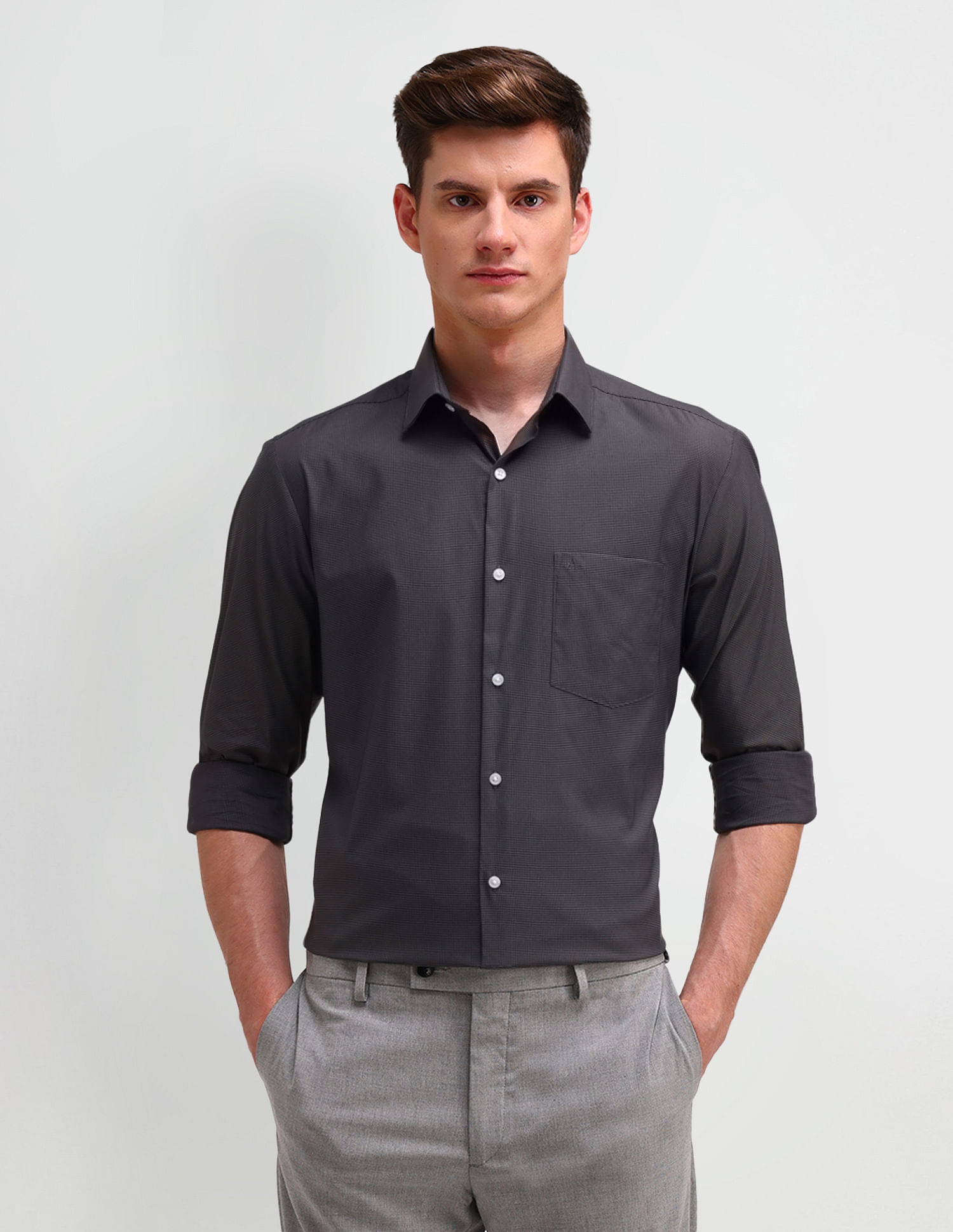 Arrow Dobby All-Over Pattern Shirt