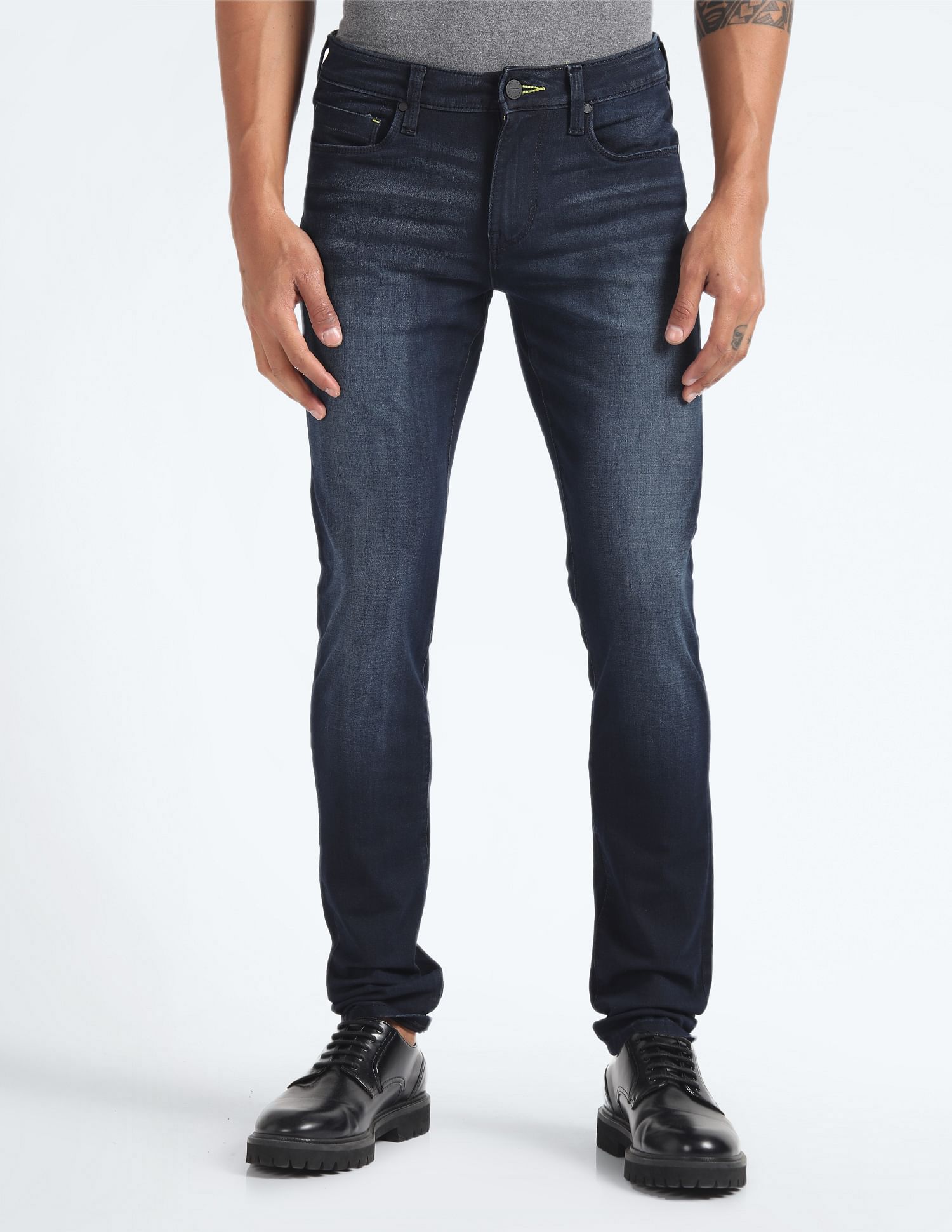Flying Machine Stone Wash Super Skinny Jeans