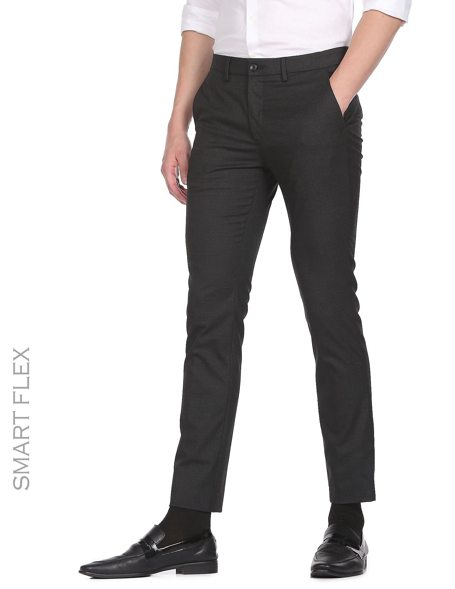 Arrow Men's Relaxed Fit Rayon Trouser (ARGT0104B_30W x 36L_Medium  Grey_Grey_30) : Amazon.in: Fashion