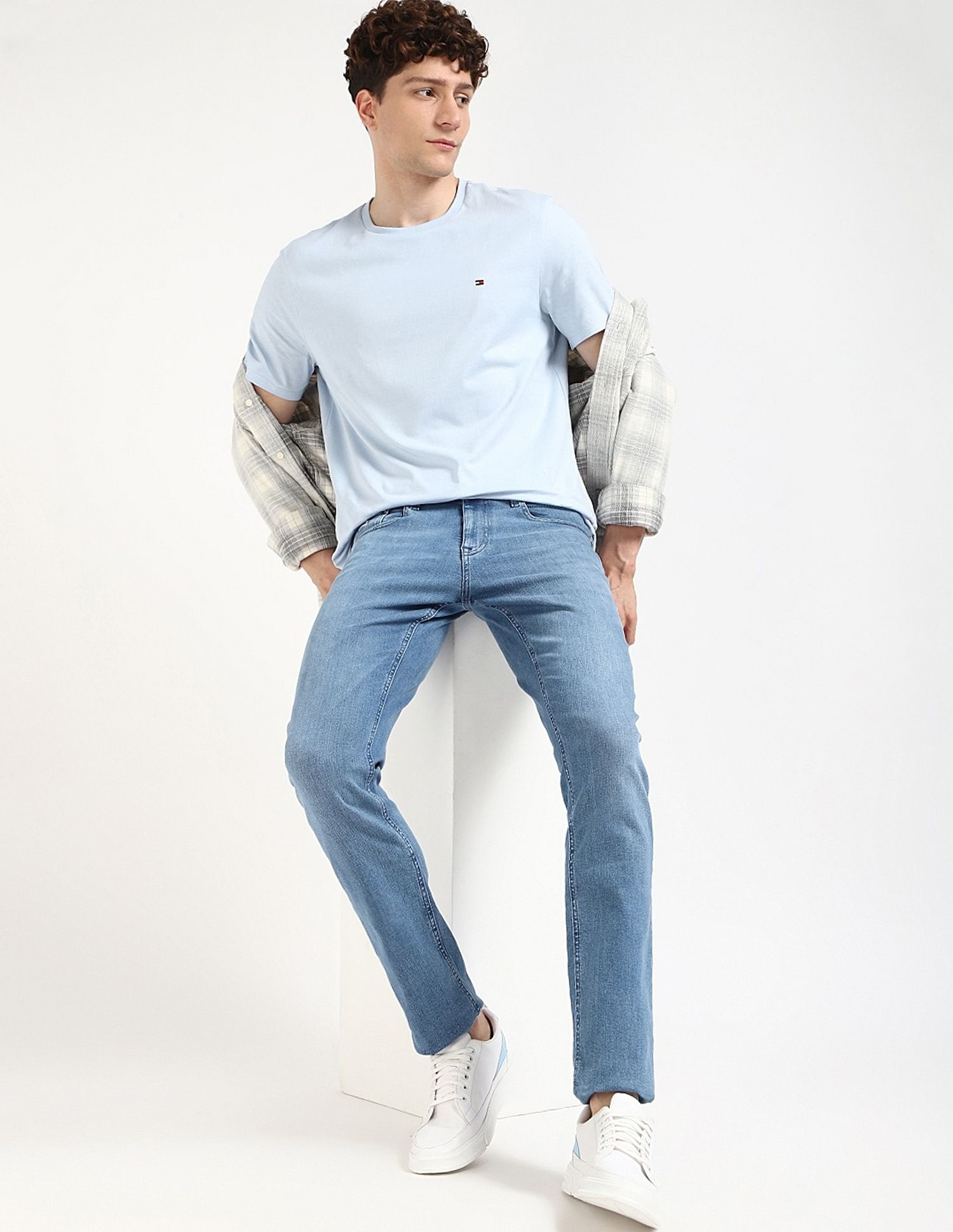 Tommy Hilfiger Solid Regular-Fit Cotton T-Shirt