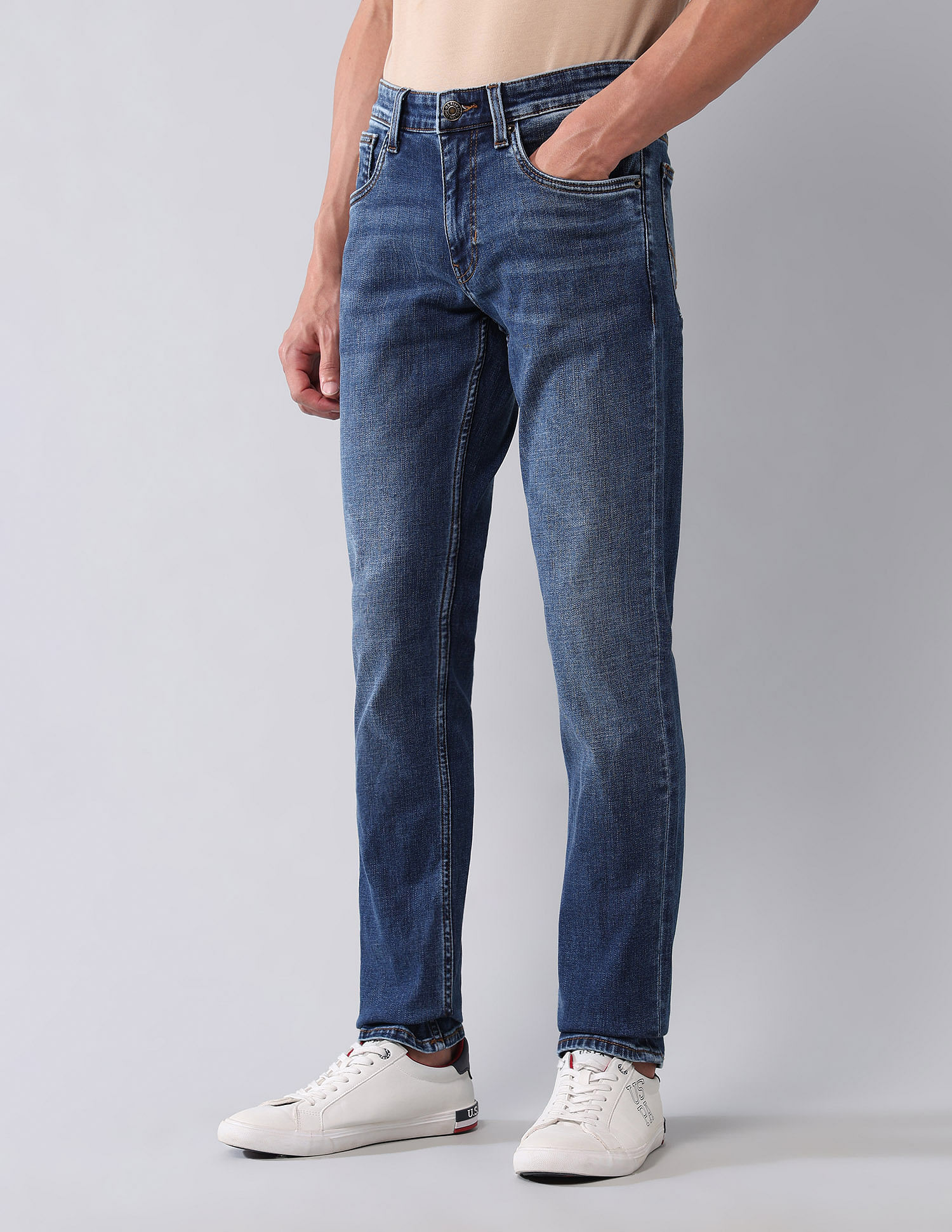 U.S. Polo Assn. Denim Co. Brandon Slim Tapered Fit Vintage Jeans