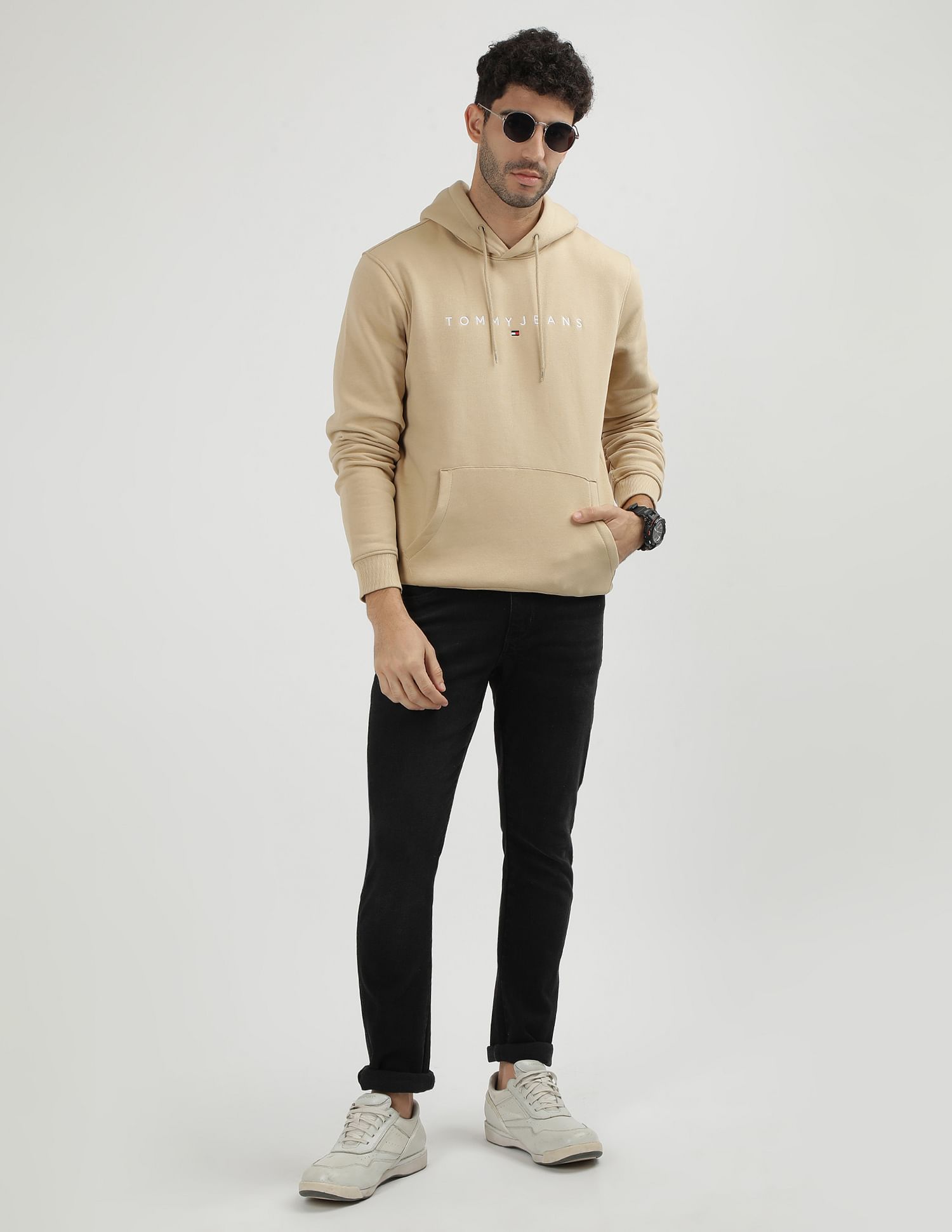 Tommy Hilfiger Linear Logo Hooded Sweatshirt