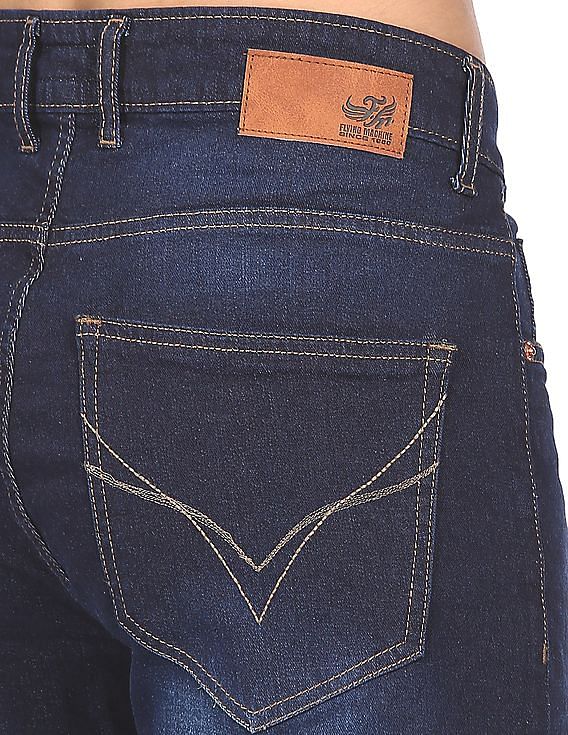 Flying Machine Mid Rise Michael Slim Tapered Fit Jeans