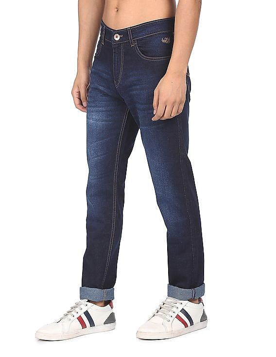 Flying Machine Mid Rise Michael Slim Tapered Fit Jeans