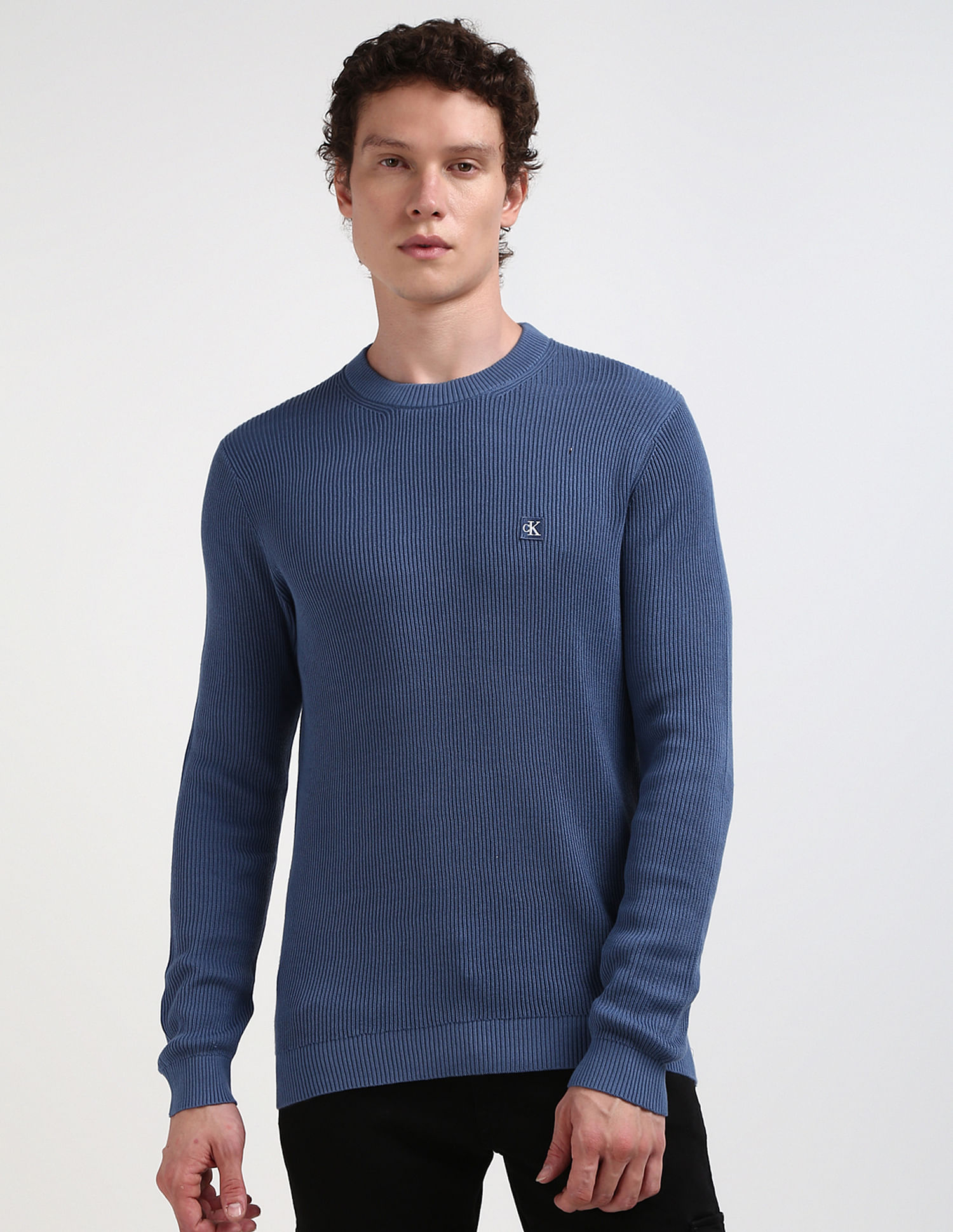 Calvin Klein Crew Neck Brand Batch Sweater