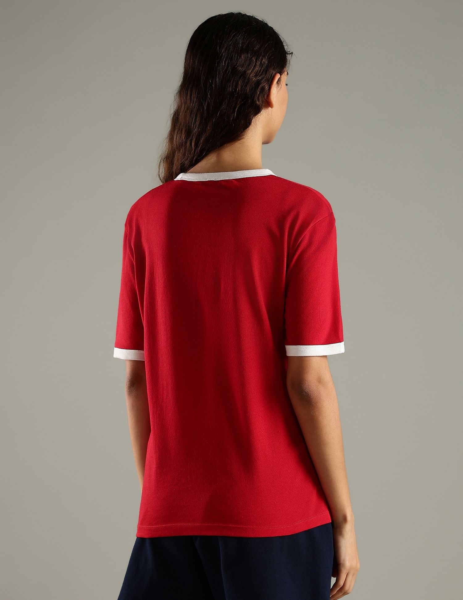 Tommy Hilfiger Printed Regular Fit Cotton T-Shirt