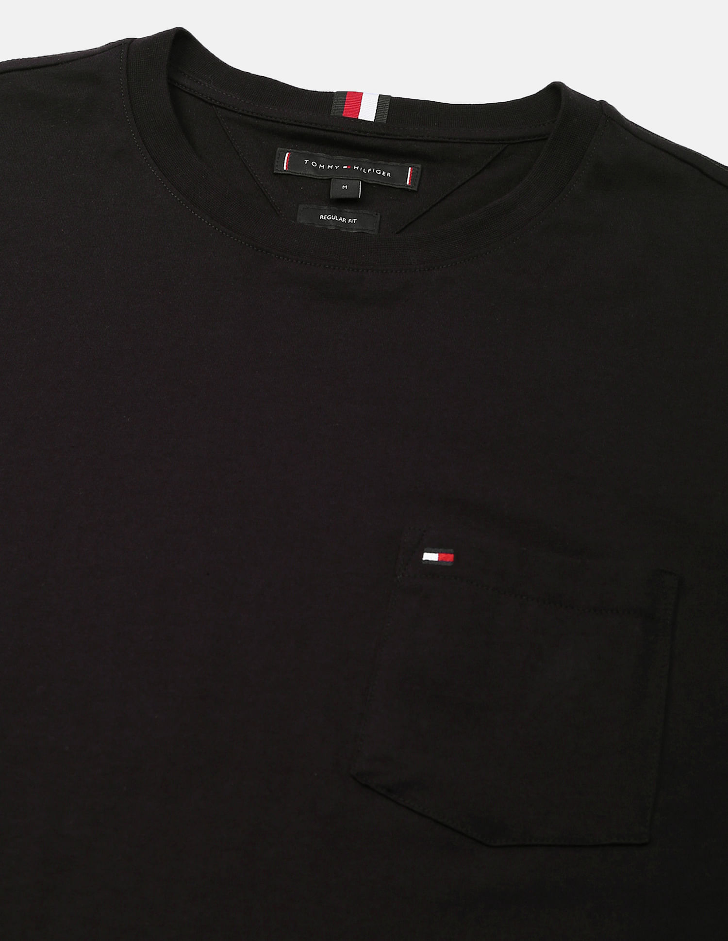Tommy Hilfiger Crew Neck Solid Pocket T-Shirt