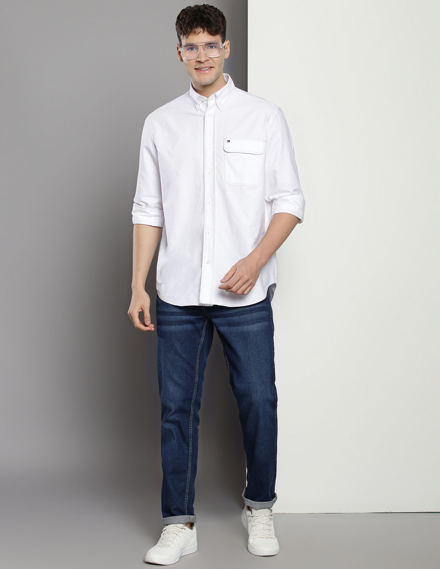 Tommy Hilfiger Sustainable Solid Oxford Shirt