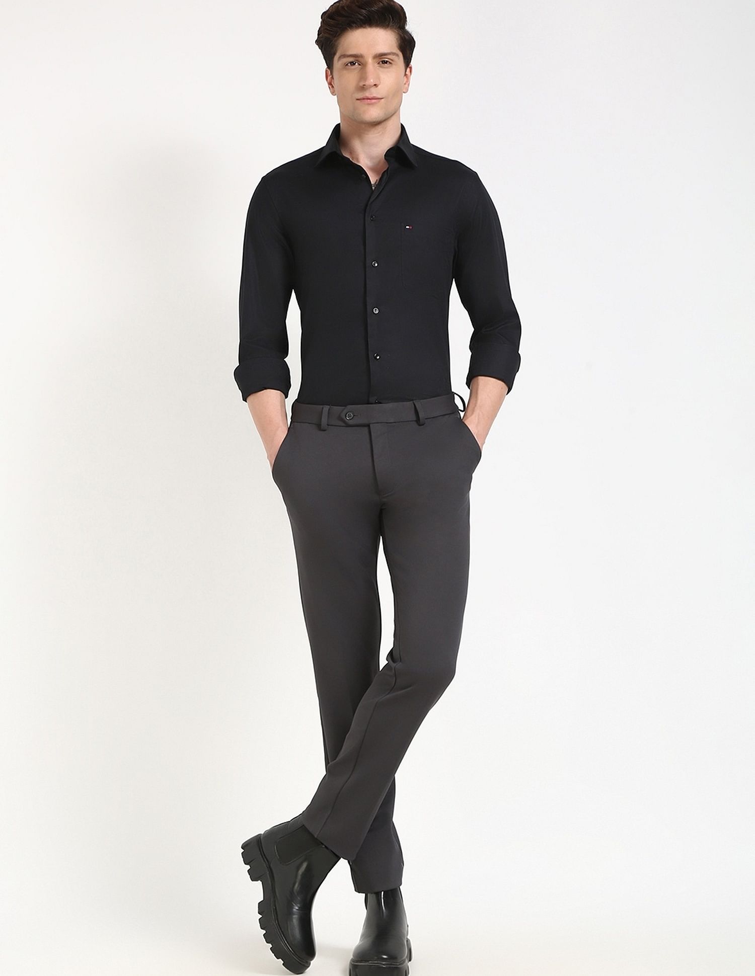Tommy Hilfiger Texture Regular-Fit Cotton Shirt