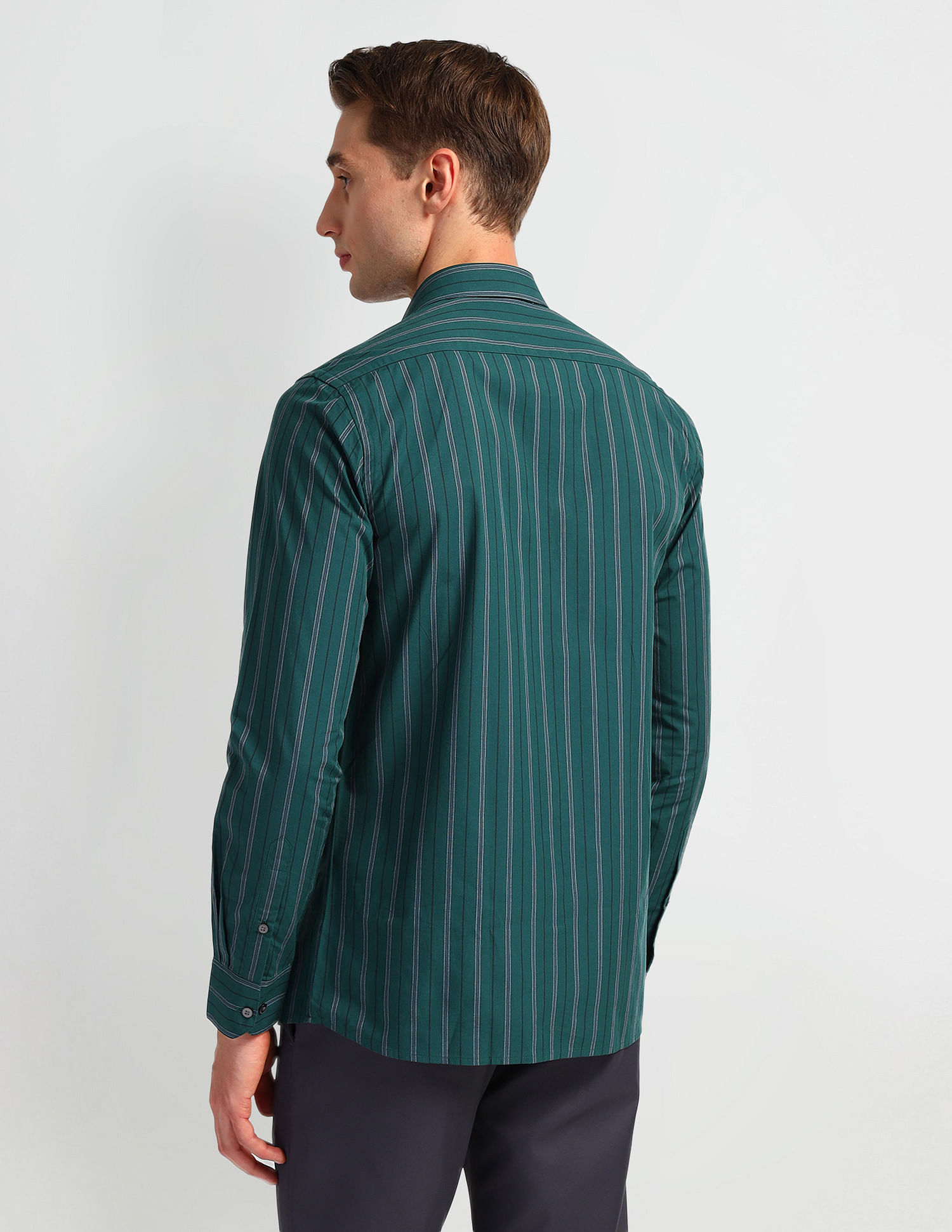 Arrow Manhattan Slim Fit Cotton Shirt