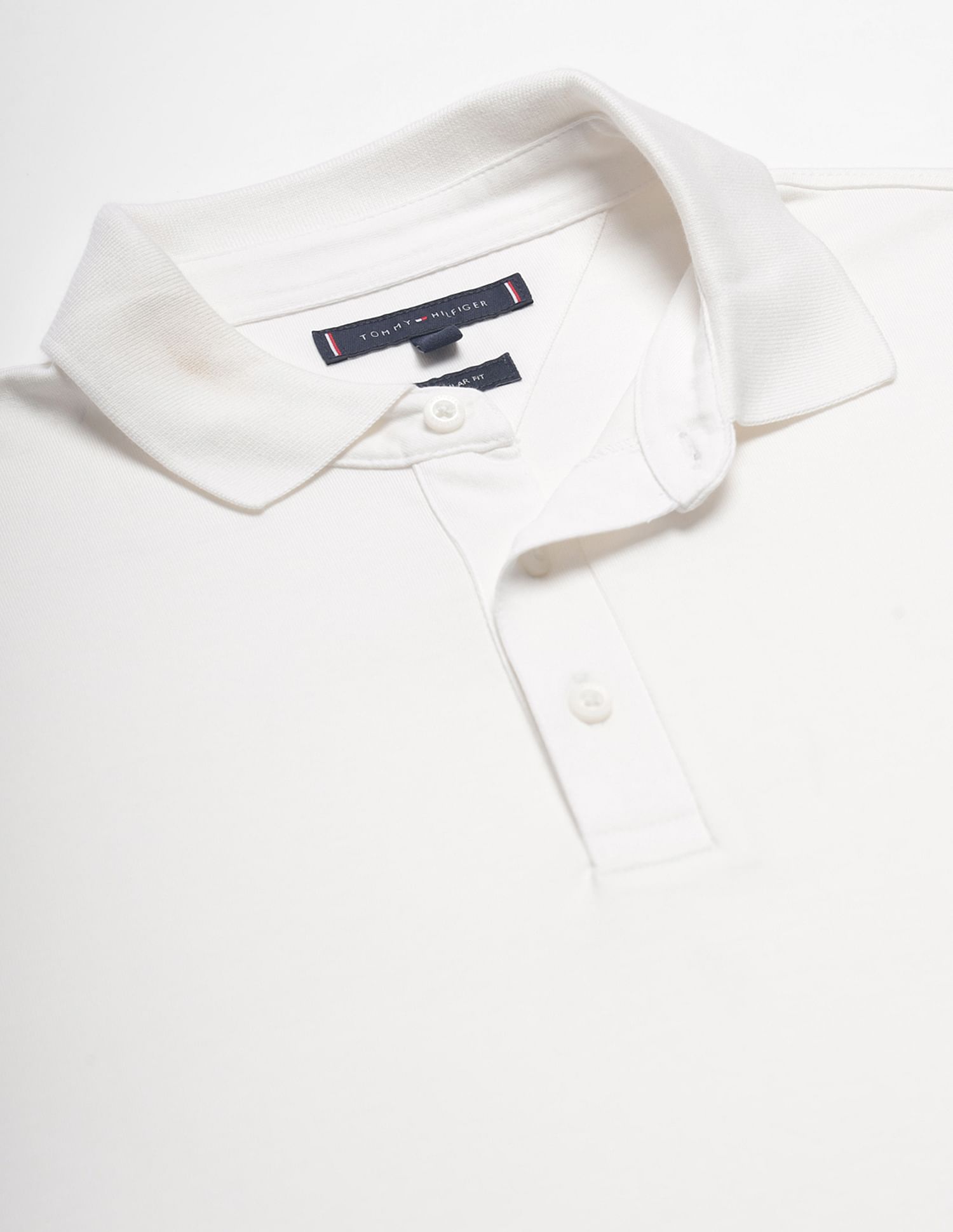 Tommy Hilfiger Transitional Cotton Solid Polo Shirt