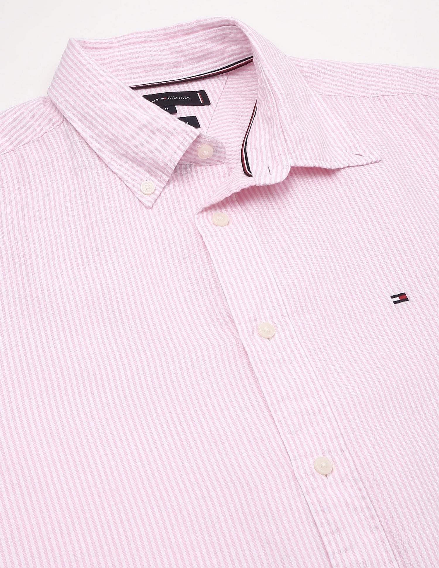 Tommy Hilfiger Striped Regular-Fit Cotton Shirt