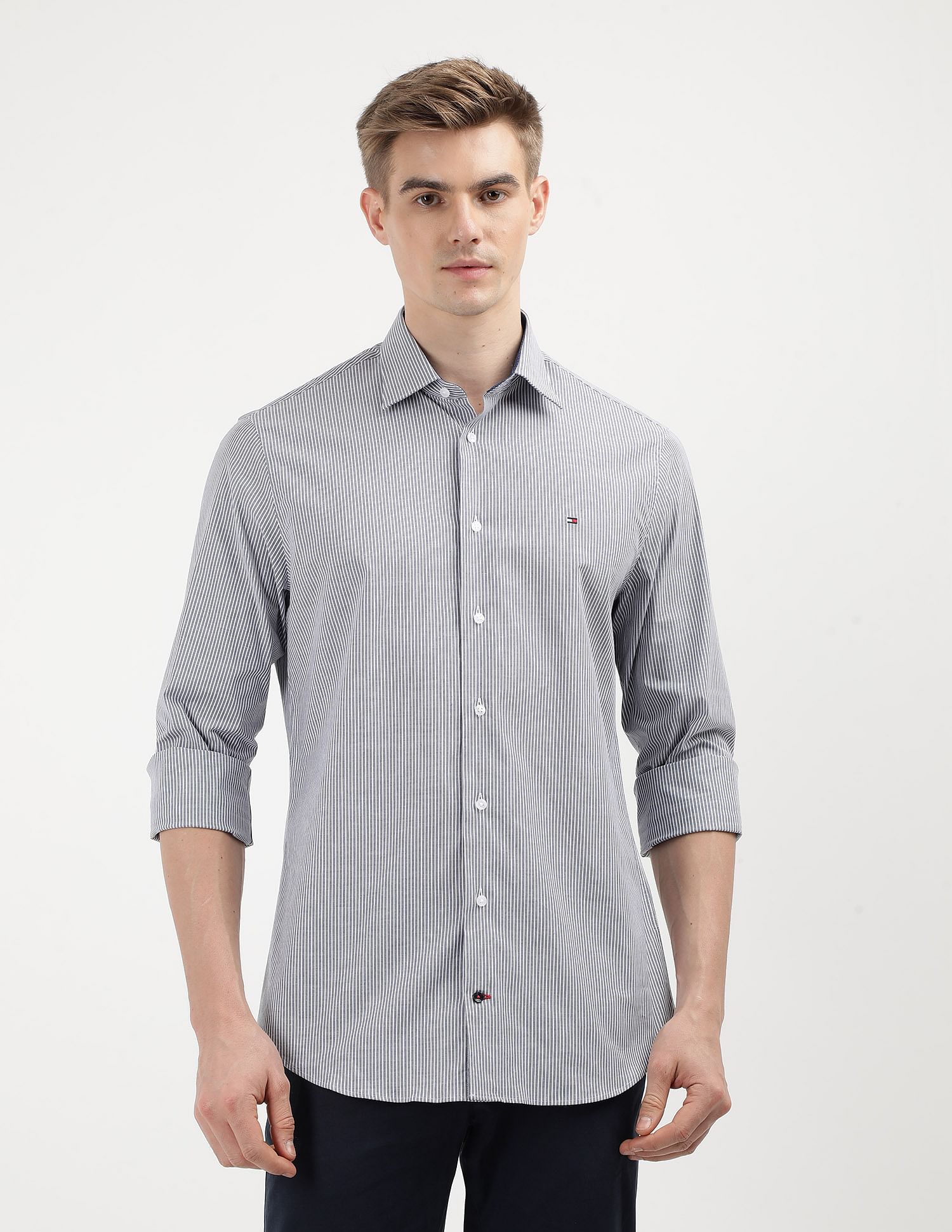 Tommy Hilfiger Vertical Stripes Regular Shirt