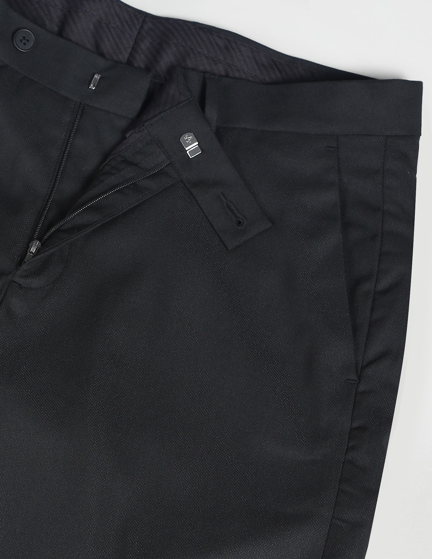 Arrow Tailored Regular Fit Twill Formal Trousers