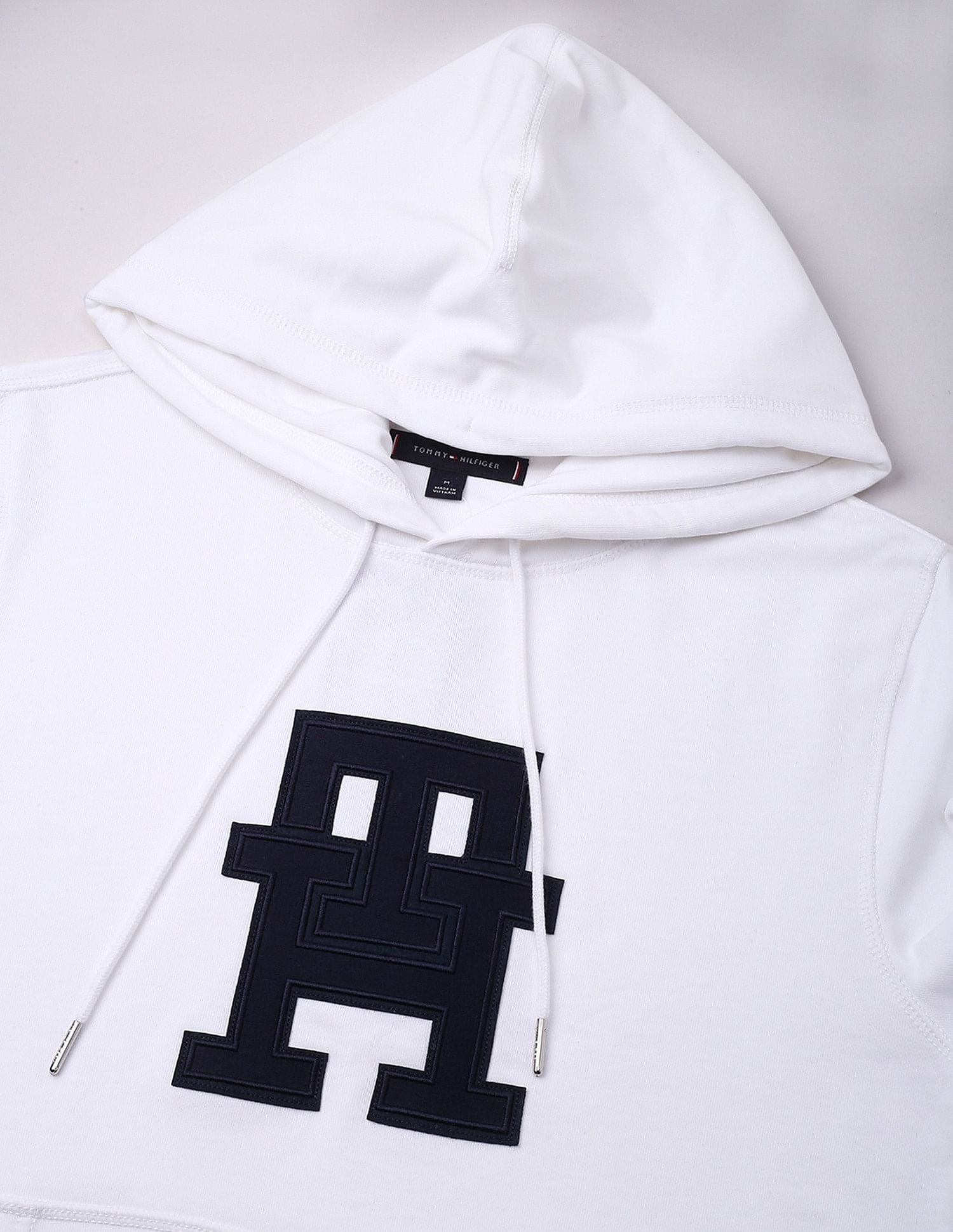 Tommy Hilfiger Embroidered Logo Regular-Fit Cotton Hooded Sweatshirt